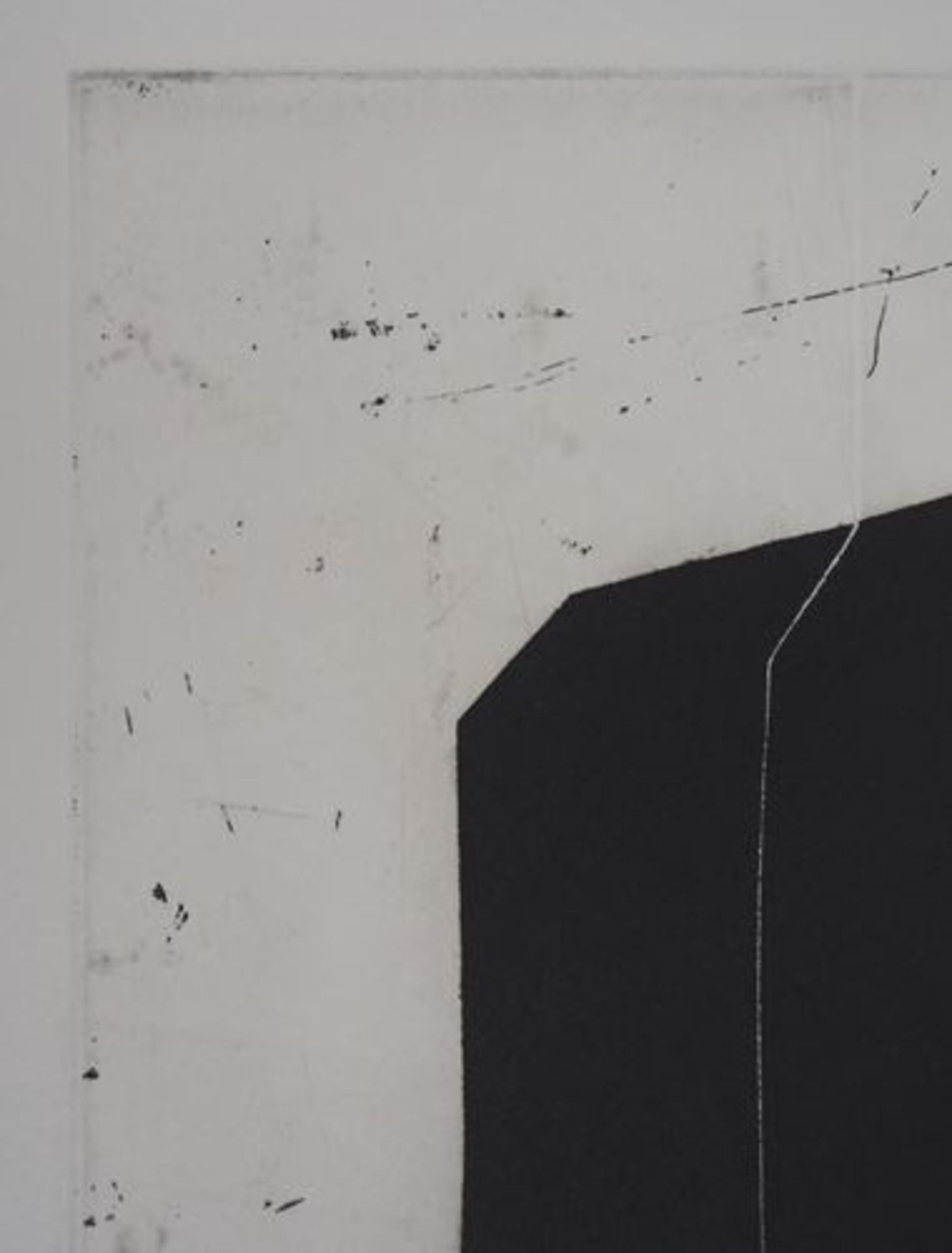 - Francesc POL Composition noire et blanche Gravure originale sur vélin [...] - Bild 5 aus 6