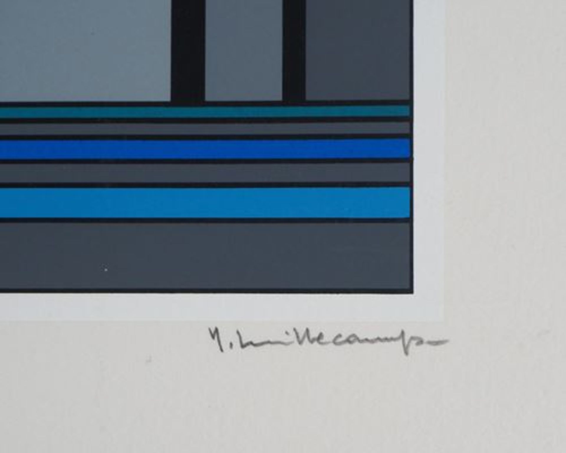 - Yves MILLECAMPS Statisme, 1983 Sérigraphie en couleur Signée au crayon en bas [...] - Bild 5 aus 7