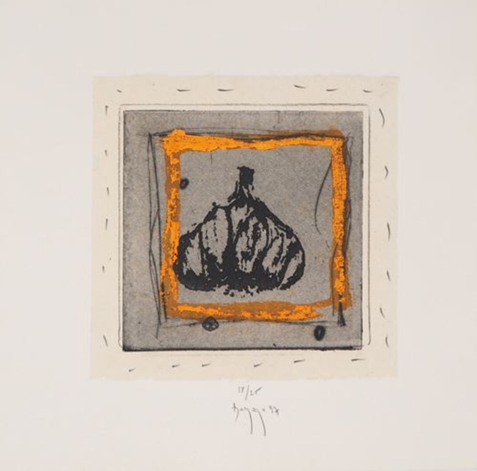 Didier HAGEGE Onion, 1997 Enhanced etching on vellum Signed in pencil Dated, [...] - Bild 2 aus 5