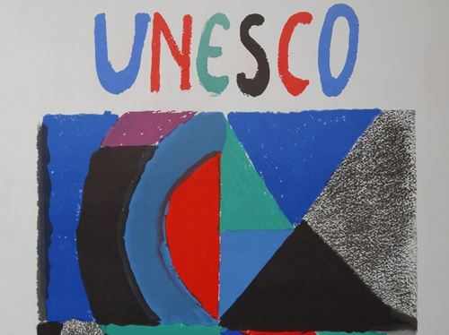 Sonia DELAUNAY UNESCO - International year of the woman, 1975 Lithograph on stone [...] - Image 3 of 5