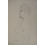 Gustav Klimt (After) Woman with Bare Shoulders, 1929 Lithograph (collotype [...]