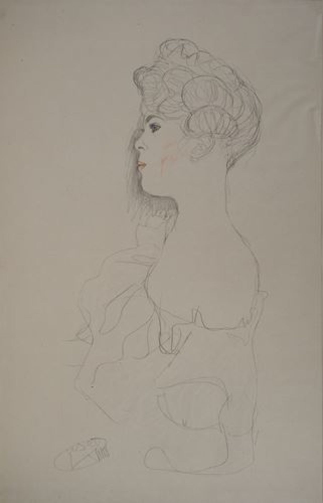 Gustav Klimt (After) Woman with Bare Shoulders, 1929 Lithograph (collotype [...]