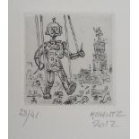 Philippe MOHLITZ The robot of 2013, 2012 Original etching on Vellum Signed in [...]