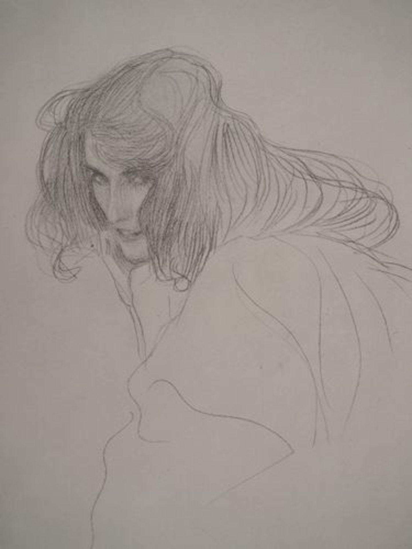 Gustav Klimt Study of a Woman, 1929 Lithograph (collotype technique) Signed in the [...] - Bild 3 aus 7
