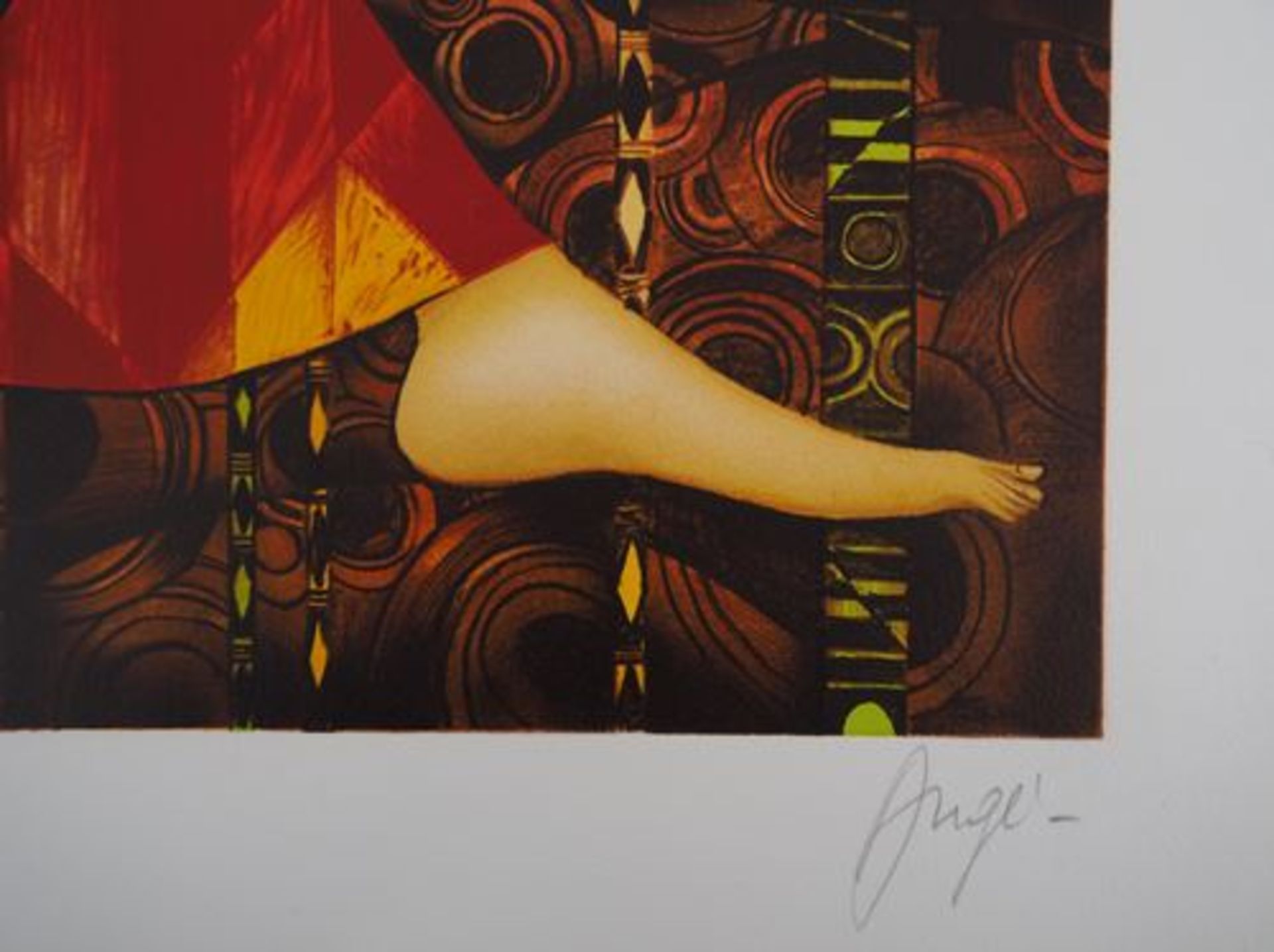 - Philippe AUGE Hommage à Klimt Lithographie originale Signée au [...] - Bild 6 aus 6