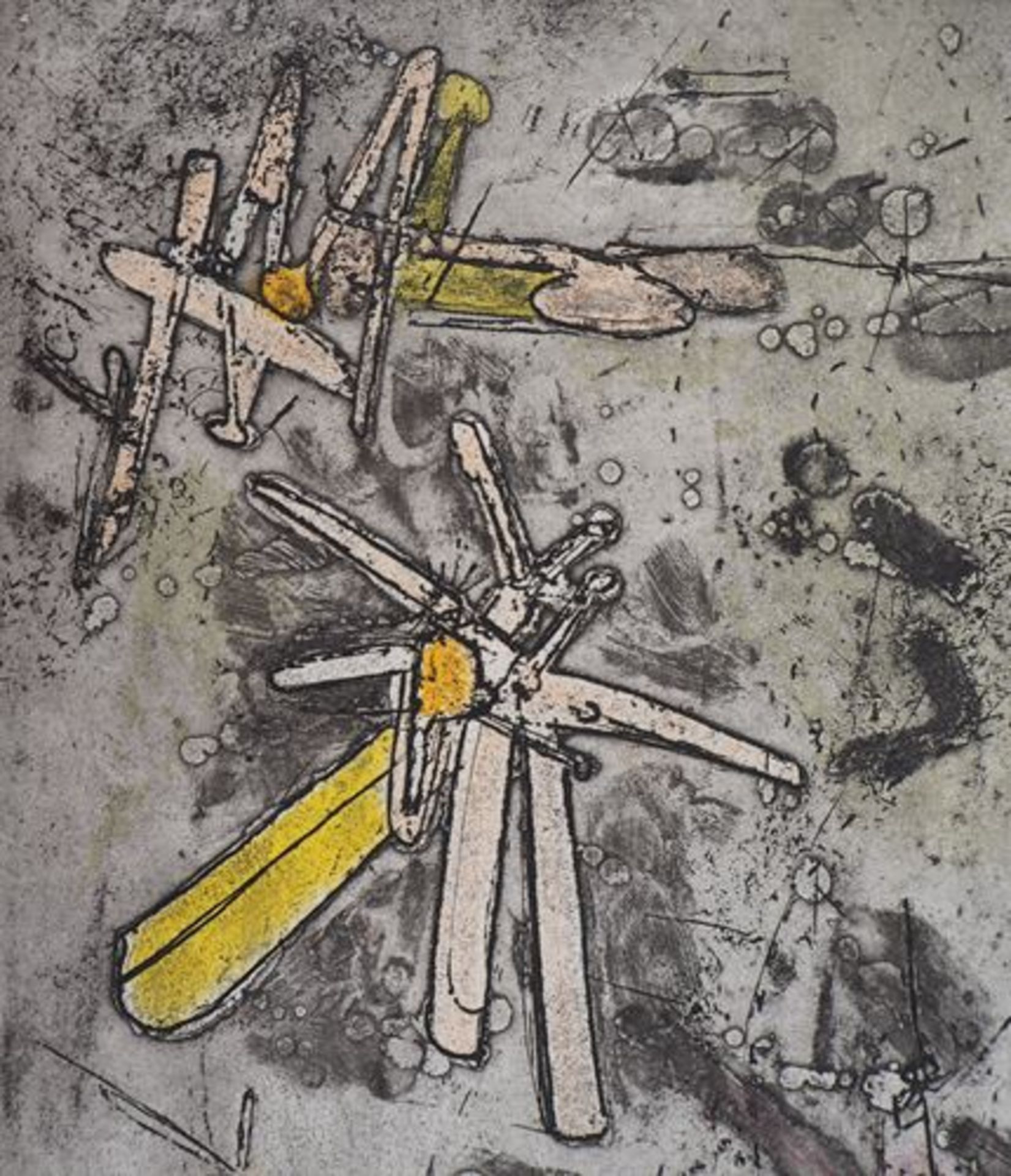 Roberto MATTA (1911-2002) The Geometric Affront, 1971 Original engraving Signed in [...] - Bild 5 aus 7