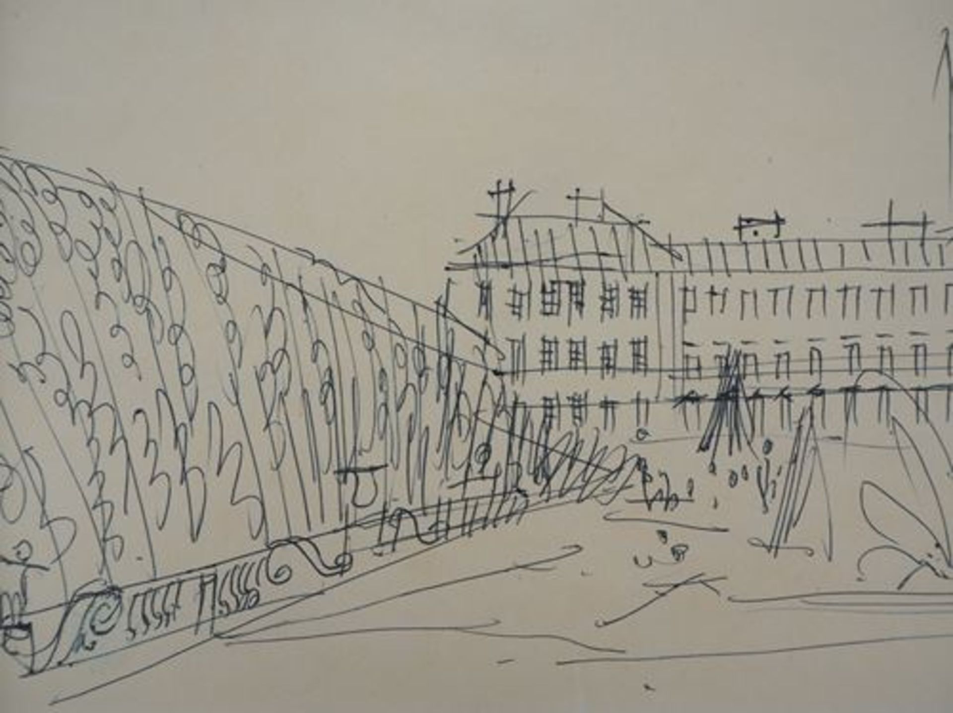 Jean DUFY (1888-1964) Salzburg Square Original drawing in ink on drawing paper Under [...] - Bild 6 aus 6