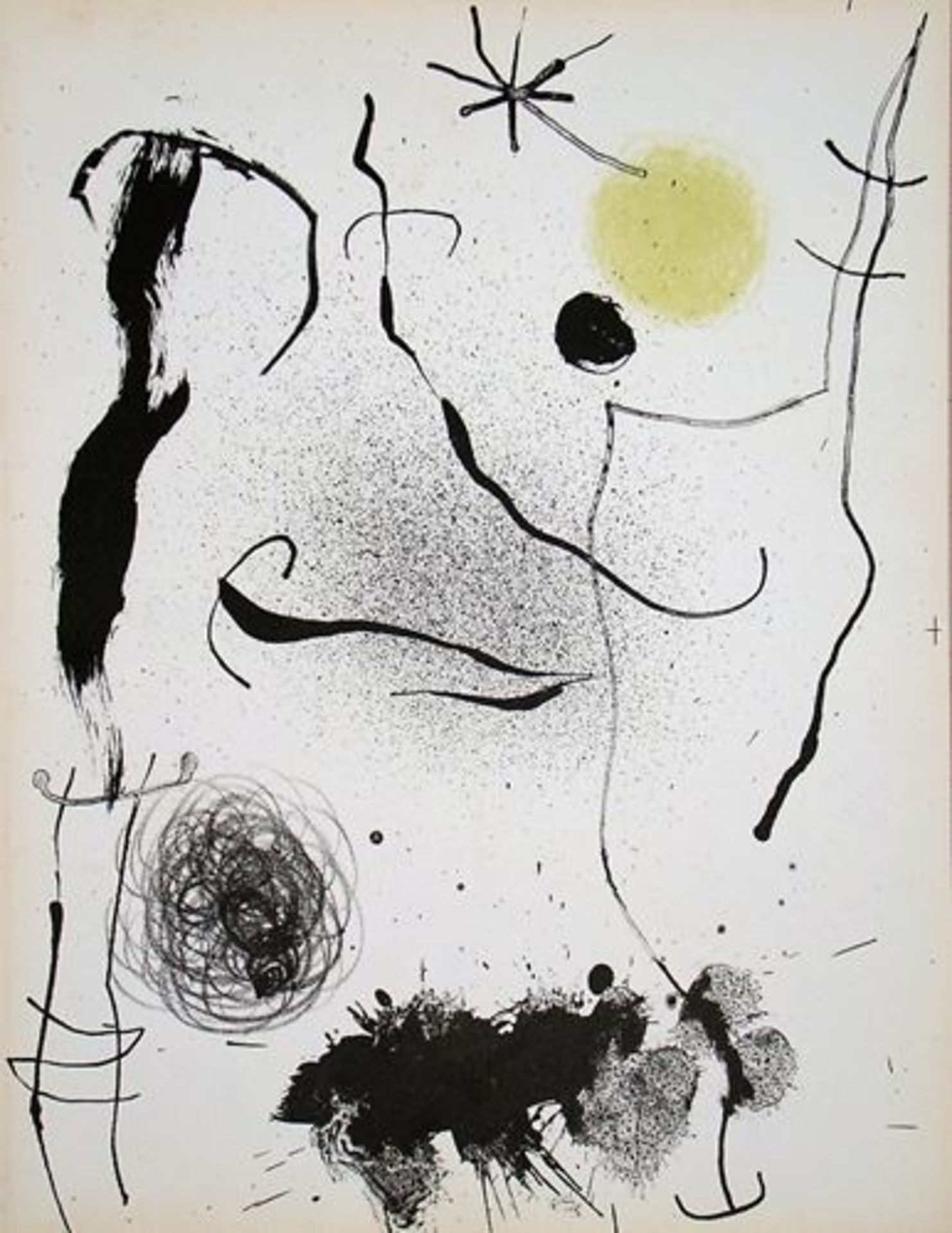 JOAN MIRO - Bouquet de rêves pour Leïla - 1964 Original lithograph in colours on [...]