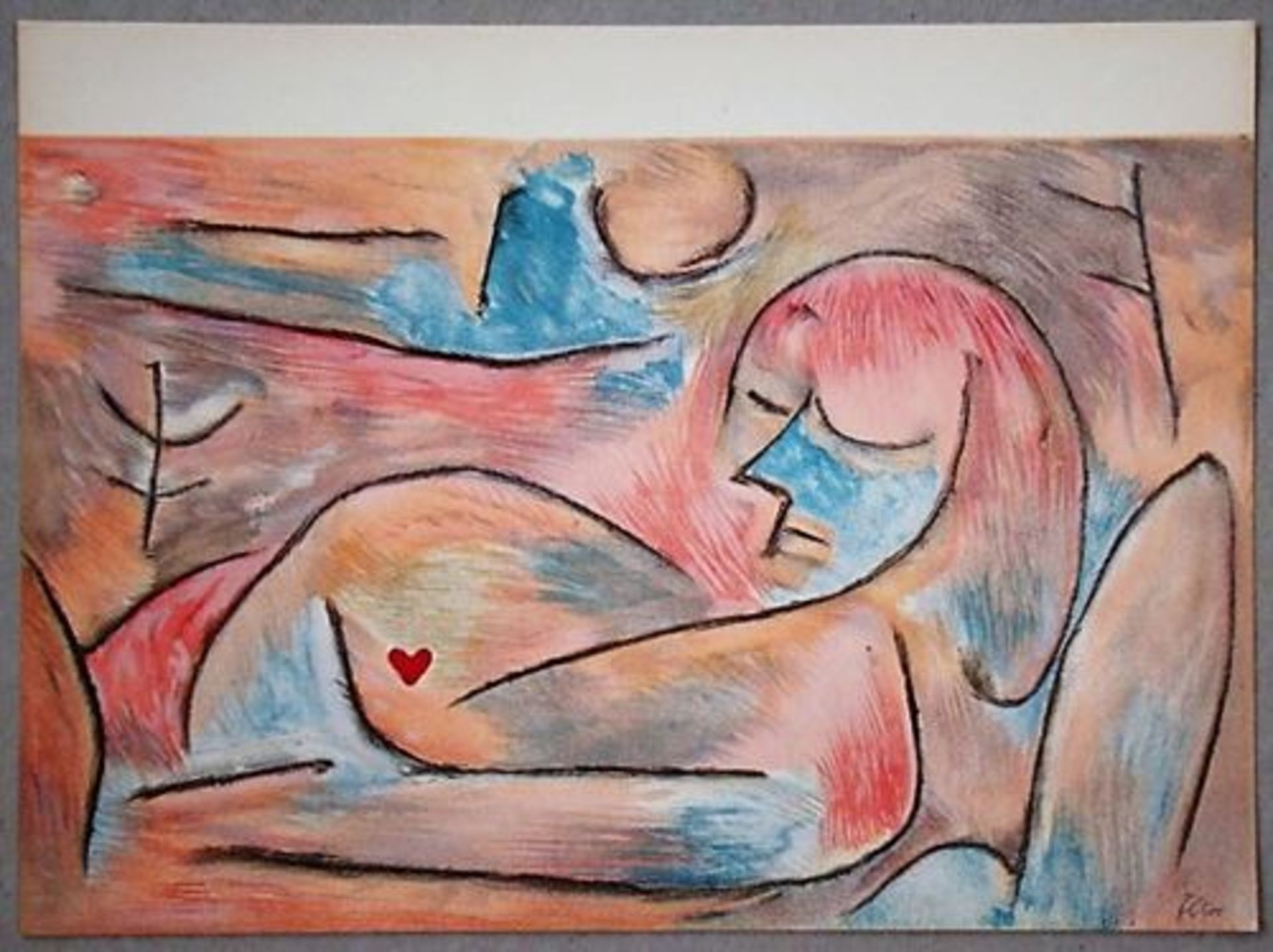 PAUL KLEE ( after ) - Winter - 1938 Edition lithograph with pochoir colouring on wove [...] - Bild 4 aus 10