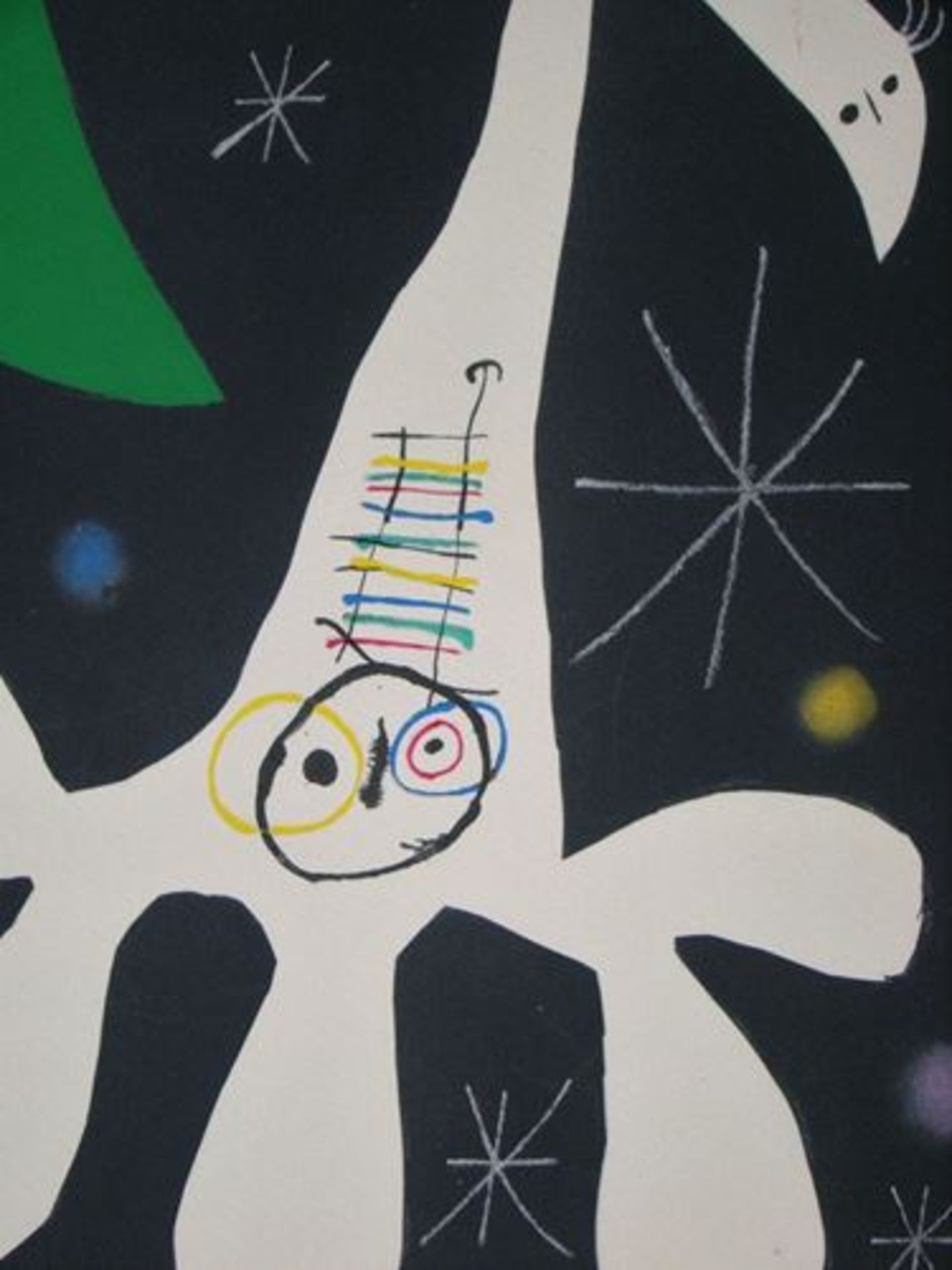 Joan Miro (After) "Character and bird I" Lithograph with stencil colouring ( [...] - Bild 2 aus 11