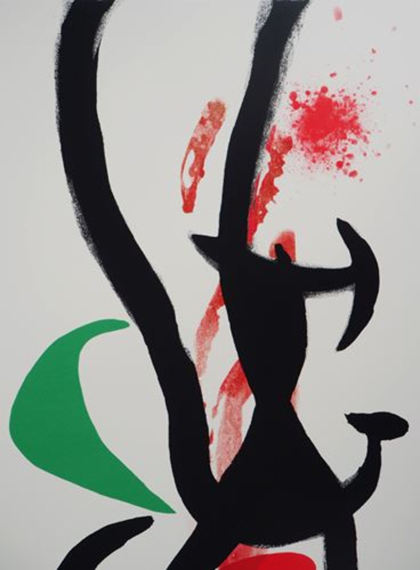 Joan Miro (1893-1983) (after) Dreamlike Character Screenprint Signed in the plate On [...] - Bild 5 aus 7