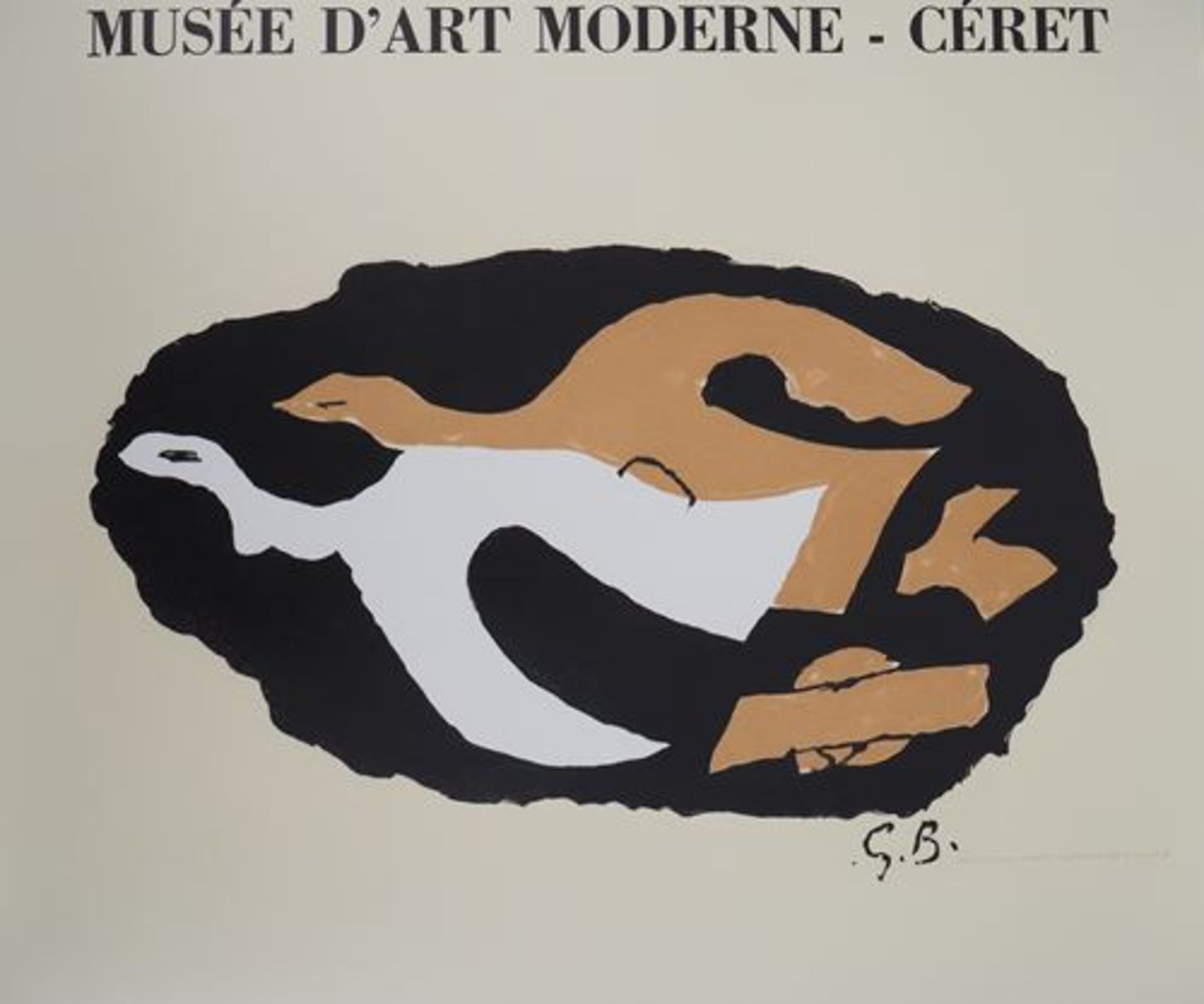 Georges Braque (1882-1963) Les Colombes Lithographie sur papier affiche Signée dans [...] - Bild 4 aus 7