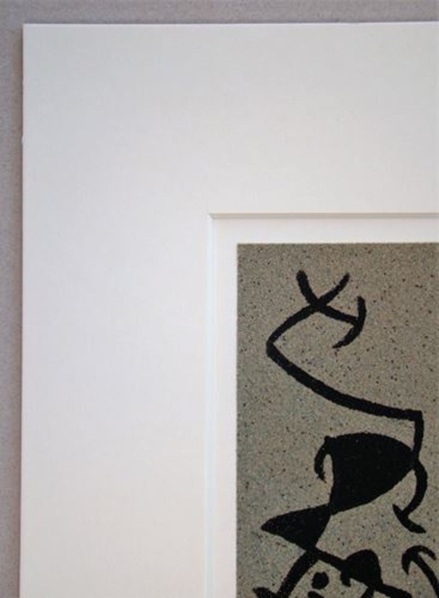 Joan Miro (after) " Woman and bird I" Stencil on coloured sand paper, [...] - Bild 8 aus 12