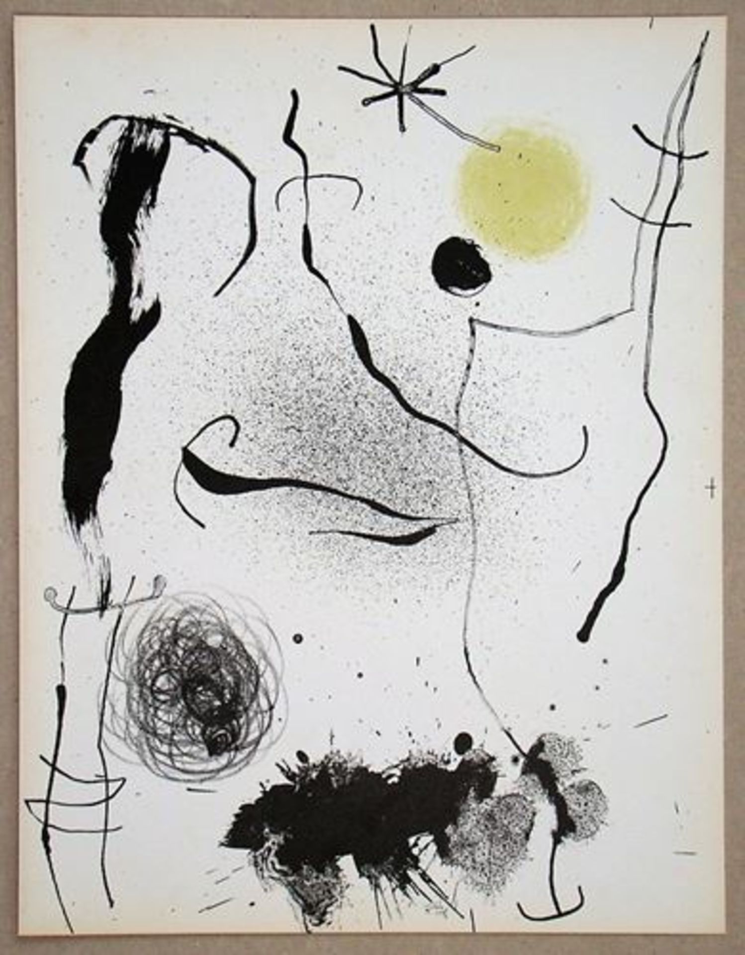 JOAN MIRO - Bouquet de rêves pour Leïla - 1964 Original lithograph in colours on [...] - Bild 2 aus 8