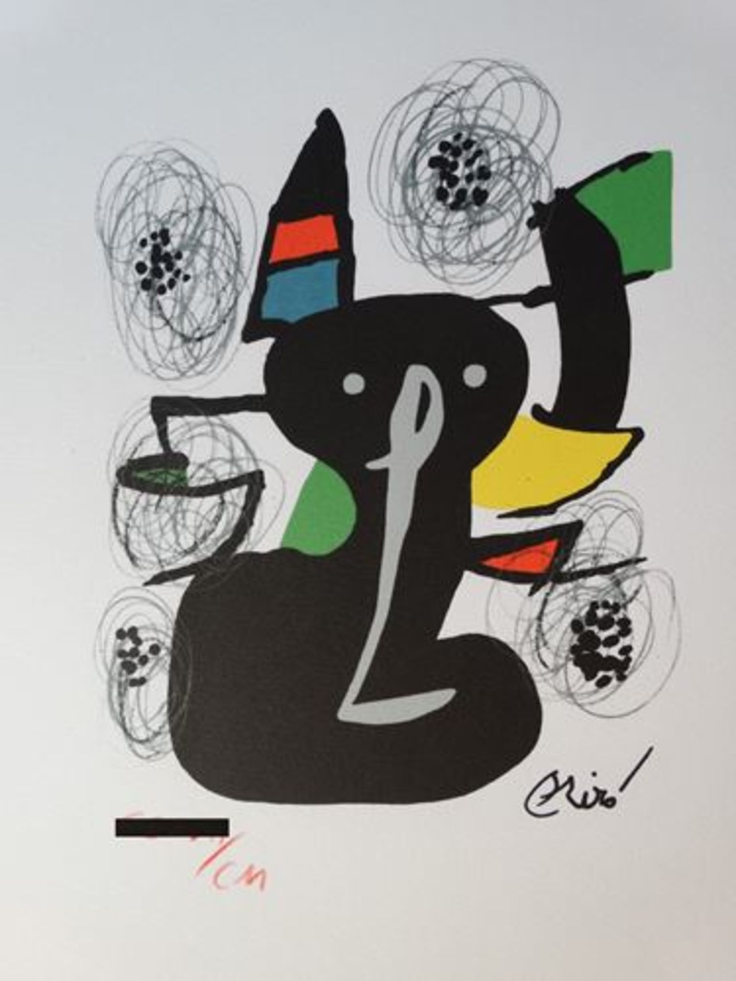 Joan Miro - La mélodie acide Chromolithograph - 1983 Signed in the [...] - Bild 3 aus 5