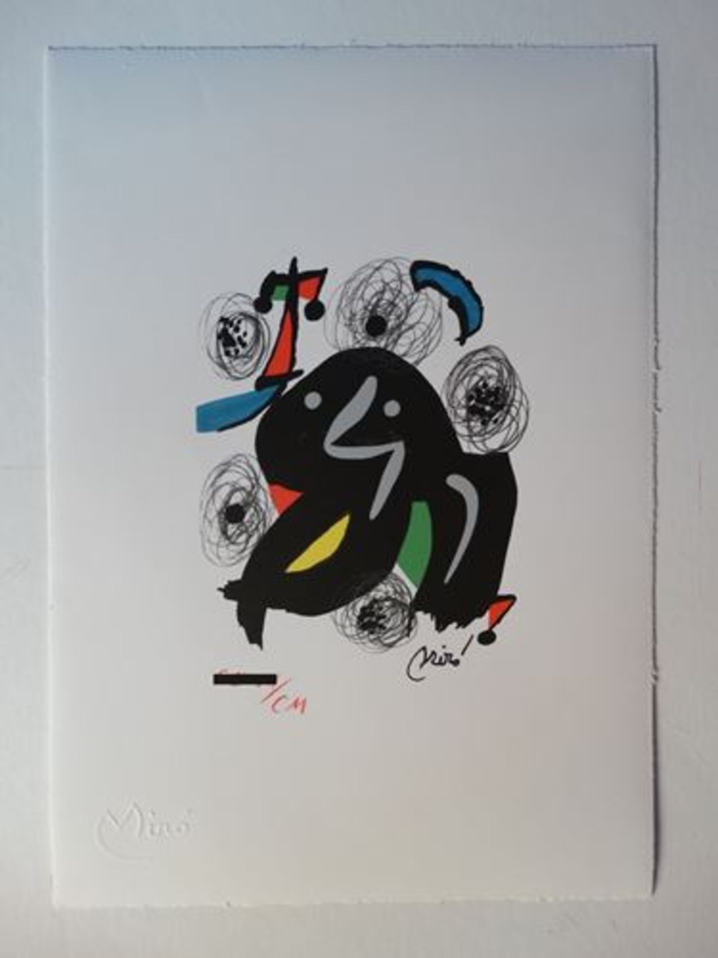 Joan Miro - La mélodie acide Chromolithograph - 1983 Signed in the [...] - Bild 3 aus 3