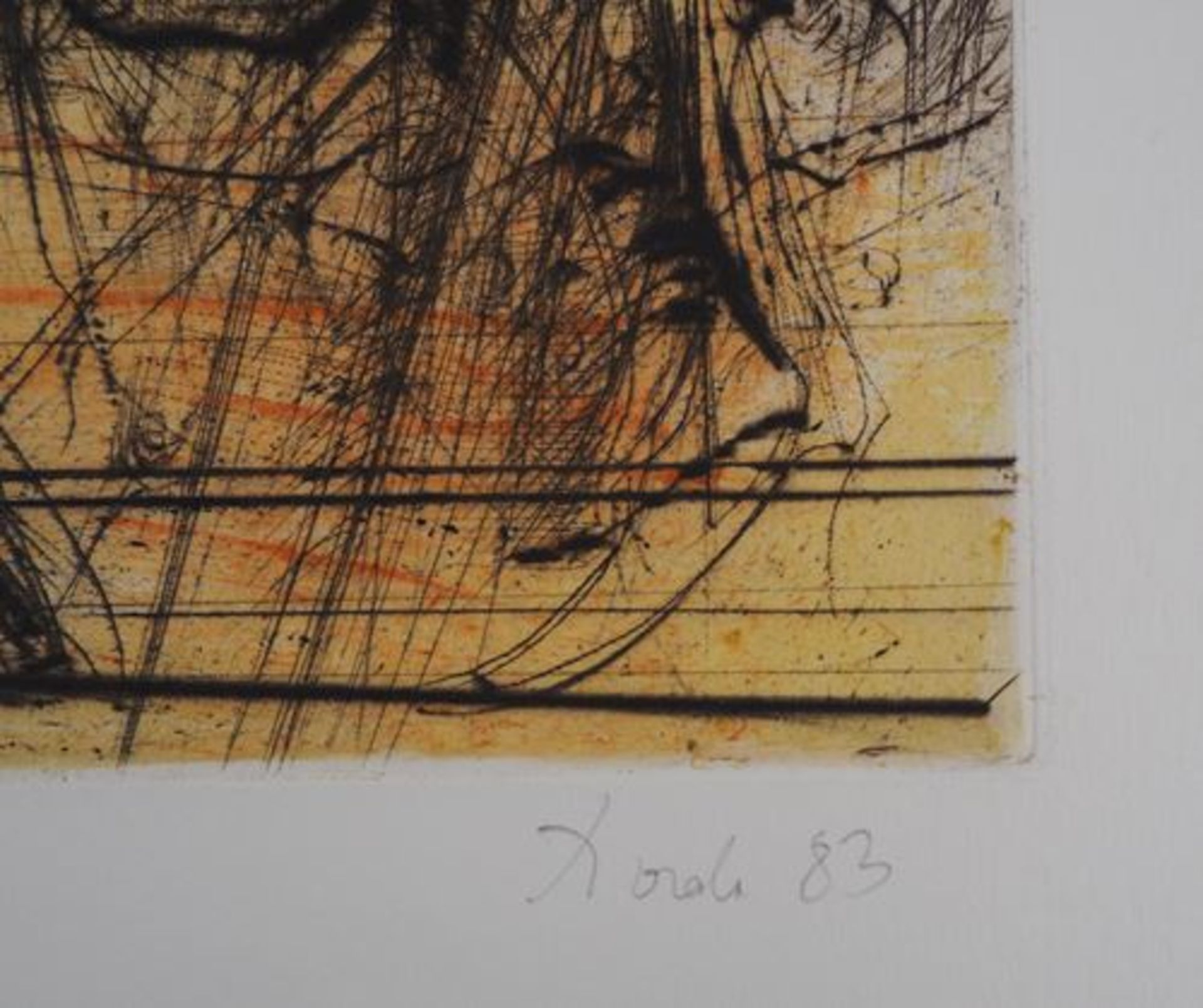 DADO (Miodrag Djuric dit) (1933-2010) Le mal, 1983 Gravure originale Signée au [...] - Bild 4 aus 7