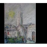 Michel Marie POULAIN The Cathedral of Strasbourg Oil on canvas Signed bottom [...]