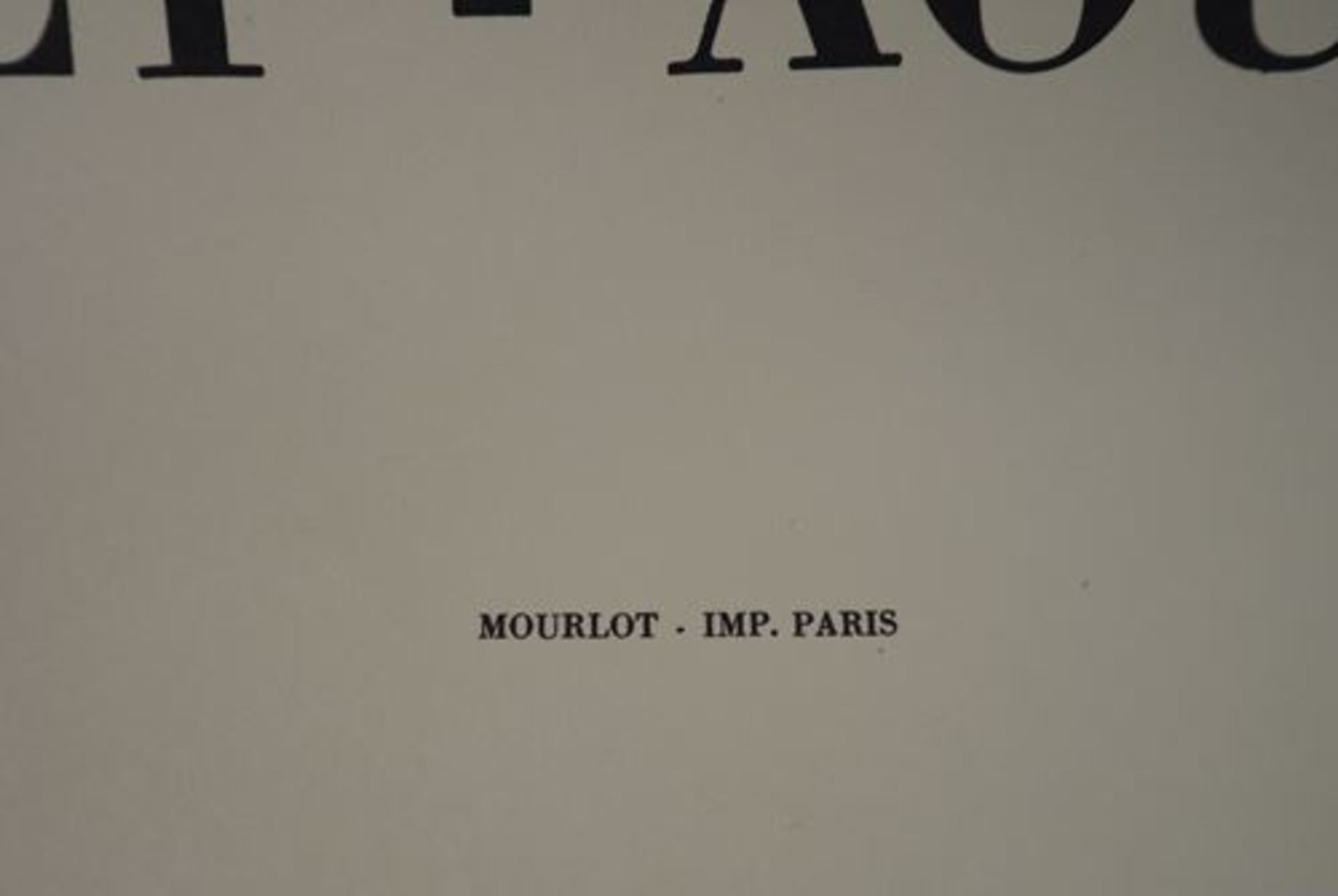 Georges Braque (1882-1963) Les Colombes Lithographie sur papier affiche Signée dans [...] - Bild 6 aus 7