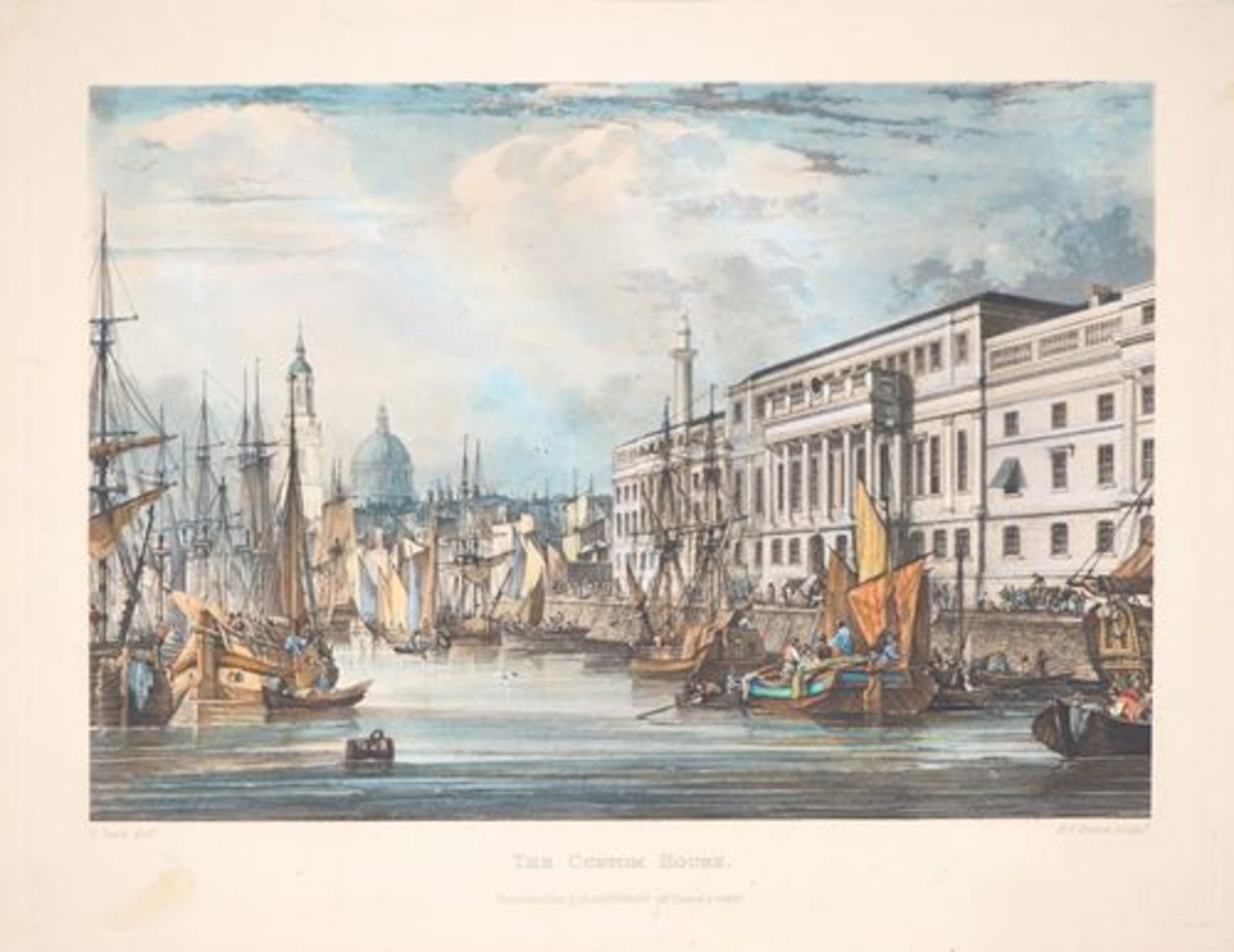 Richard Gilson REEVE (1803-1889) The Customs House (The Sea Customs in [...] - Bild 2 aus 6