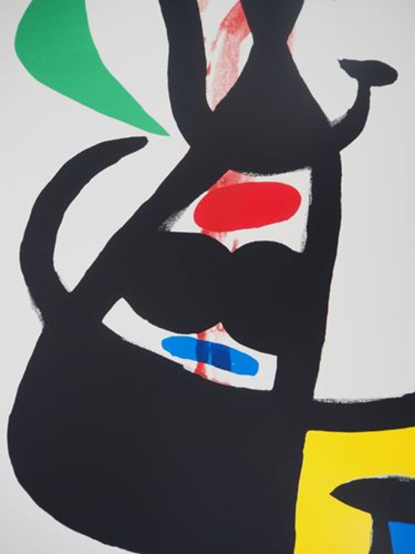 Joan Miro (1893-1983) (after) Dreamlike Character Screenprint Signed in the plate On [...] - Bild 3 aus 7