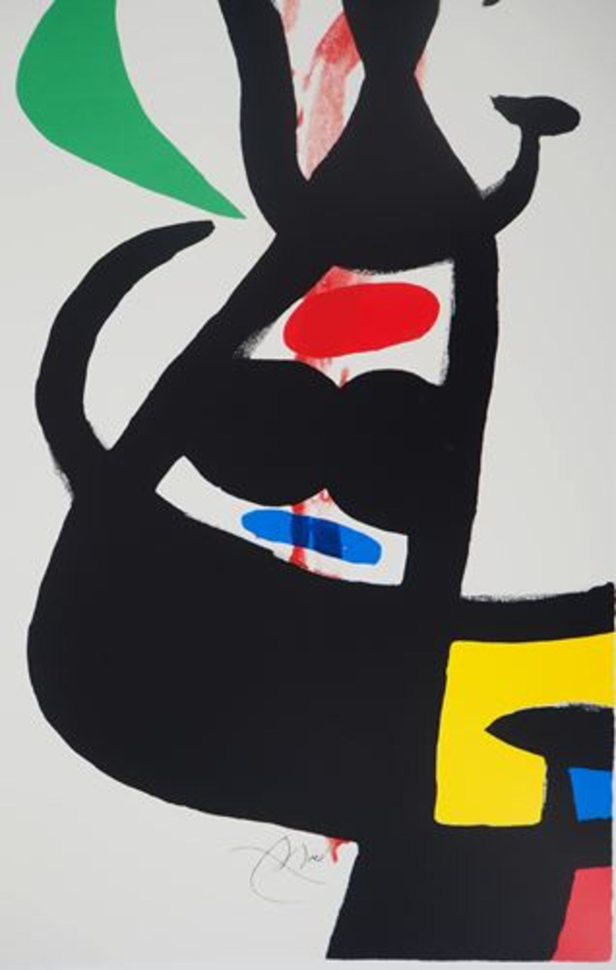 Joan Miro (1893-1983) (after) Dreamlike Character Screenprint Signed in the plate On [...] - Bild 4 aus 7