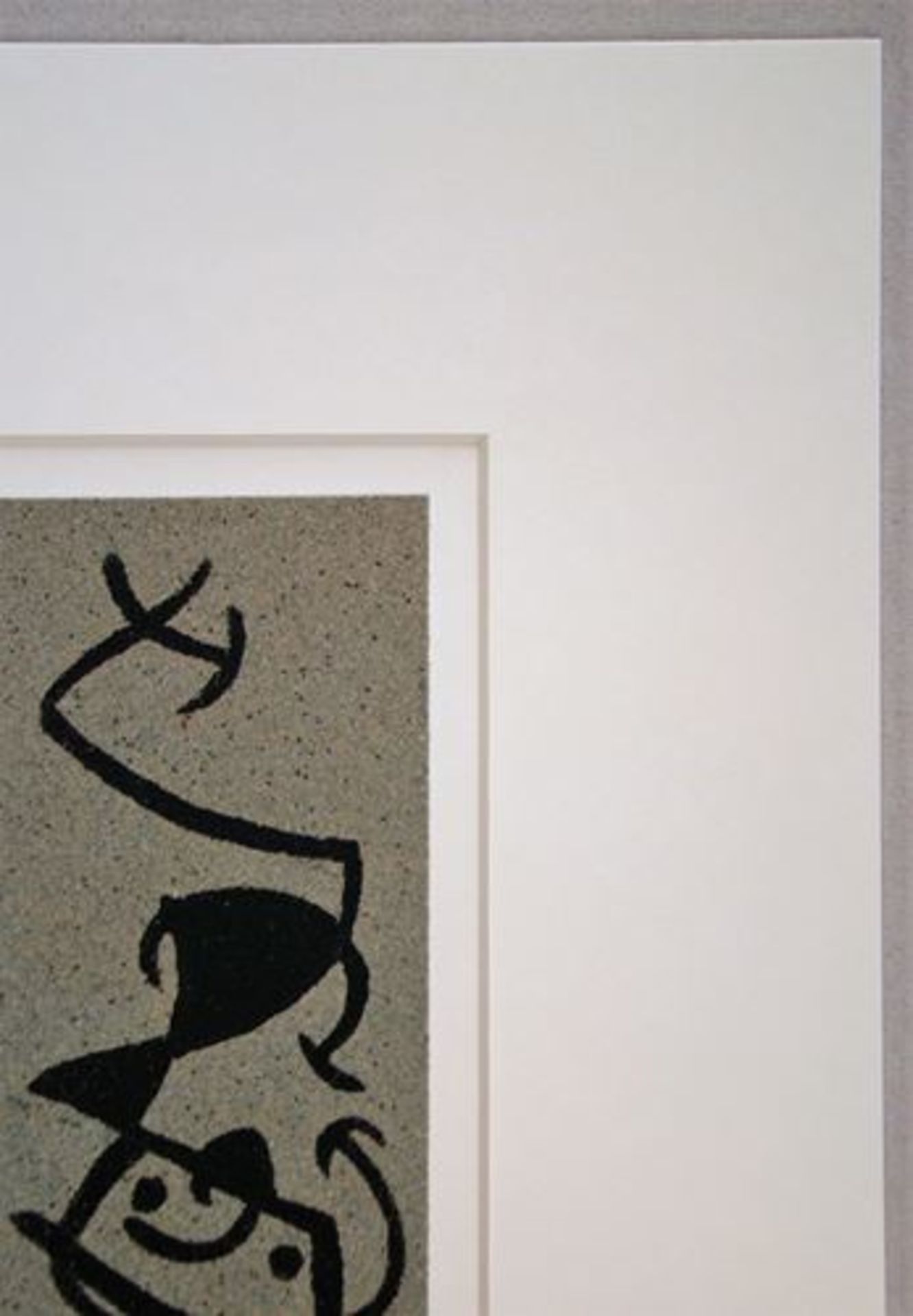 Joan Miro (after) " Woman and bird I" Stencil on coloured sand paper, [...] - Bild 9 aus 12