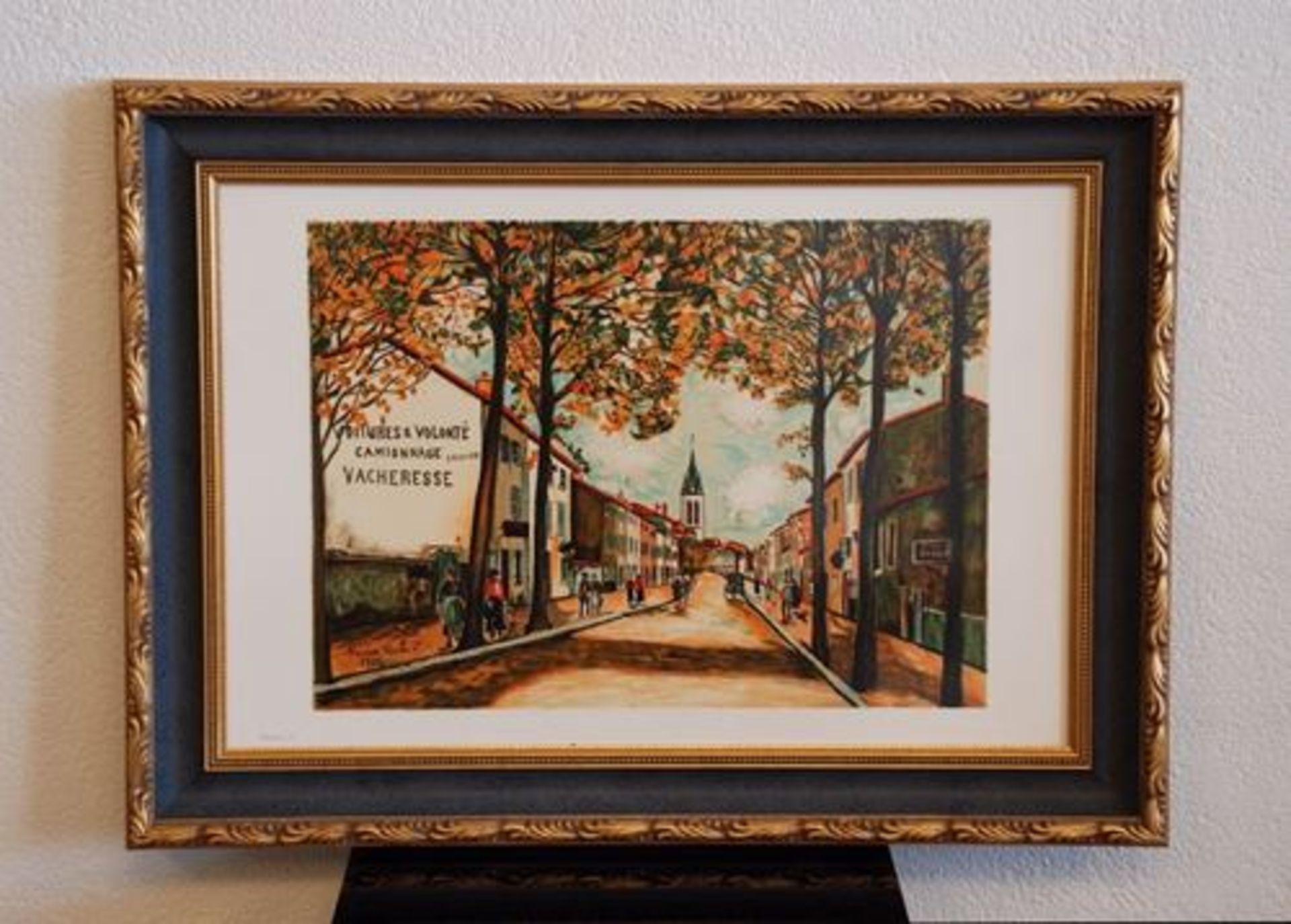 Maurice UTRILLO (1883 - 1955) (after) - La Vacheresse, route National à [...] - Bild 2 aus 2