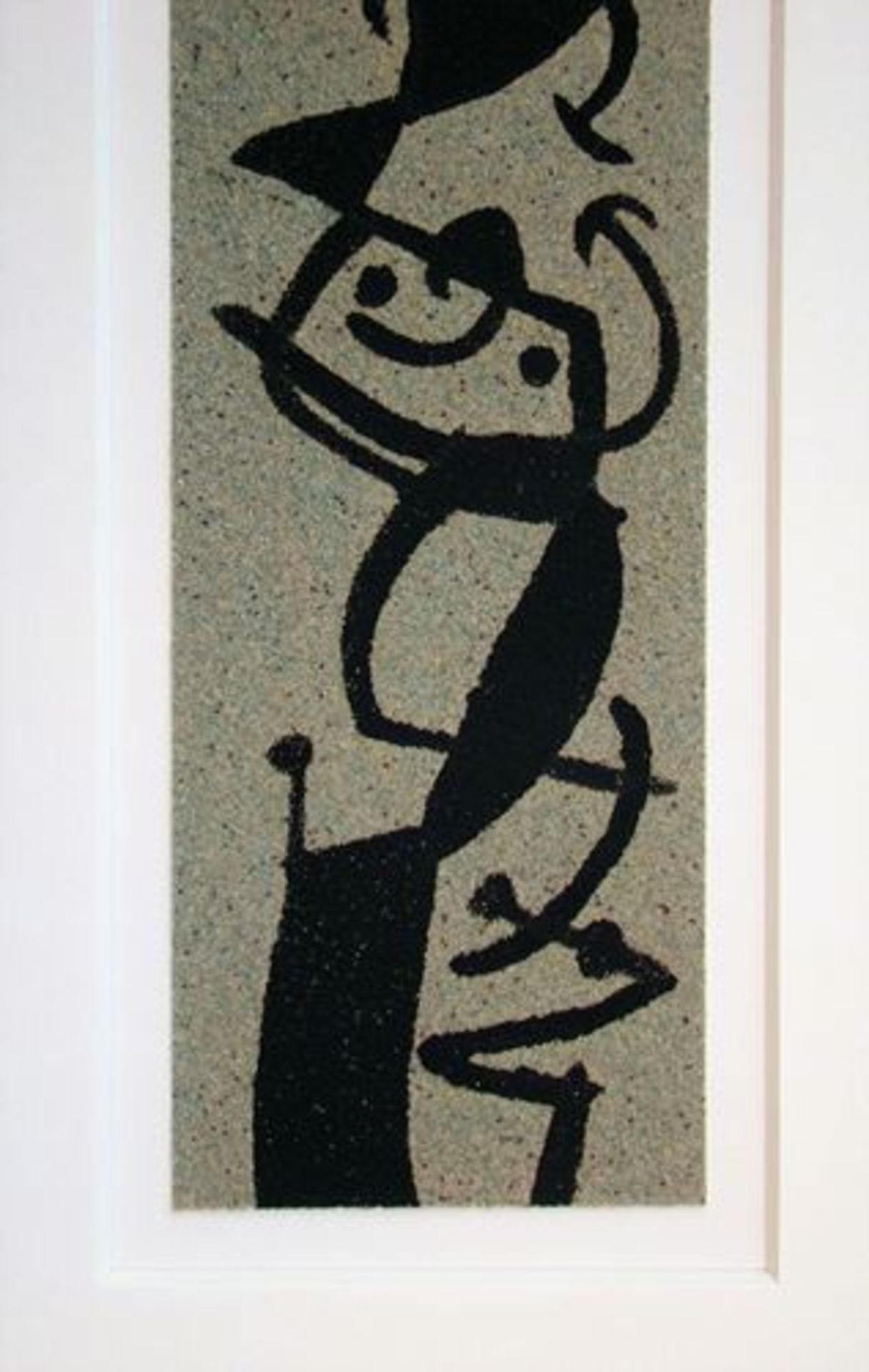 Joan Miro (after) " Woman and bird I" Stencil on coloured sand paper, [...] - Bild 7 aus 12