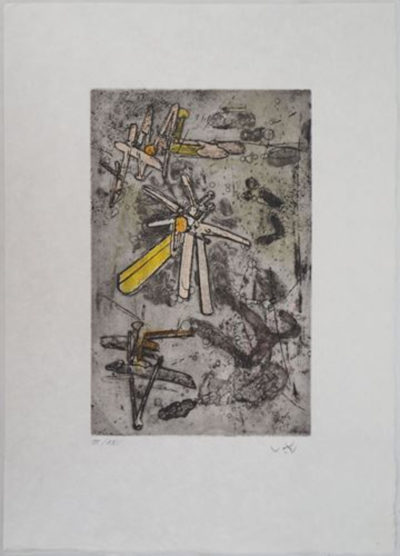 Roberto MATTA (1911-2002) The Geometric Affront, 1971 Original engraving Signed in [...] - Bild 7 aus 7