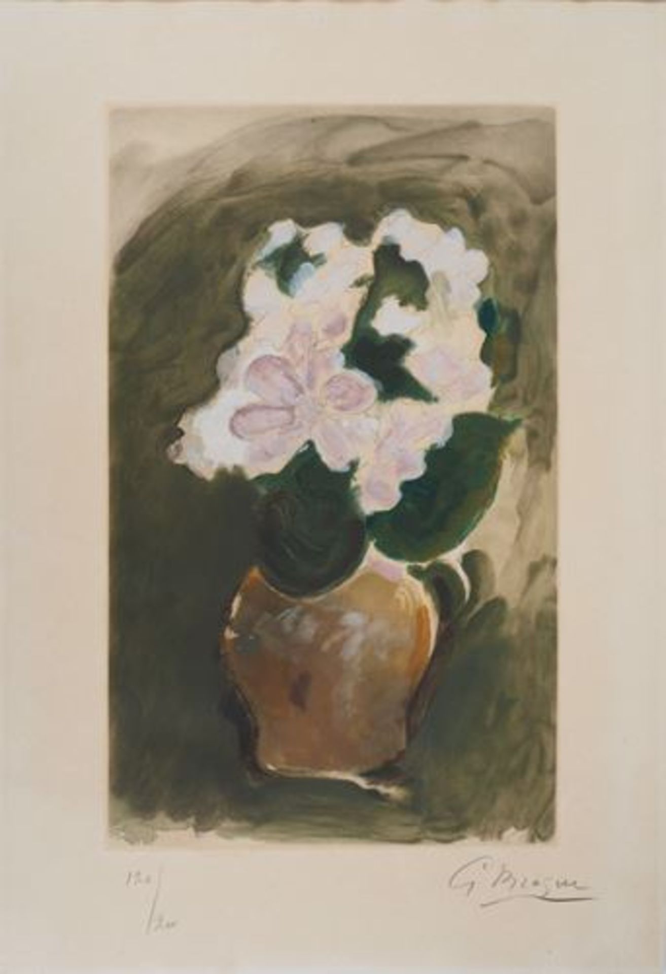 Georges BRAQUE The Pink Bouquet, 1955 Original aquatint engraving in [...]