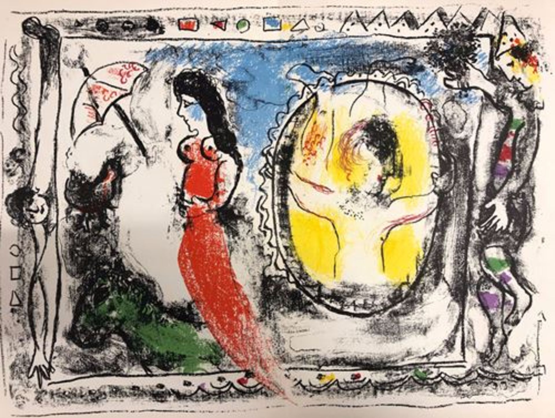 Marc Chagall - Derrière le Miroir 147 (2) Original lithograph From "Derrière le [...]