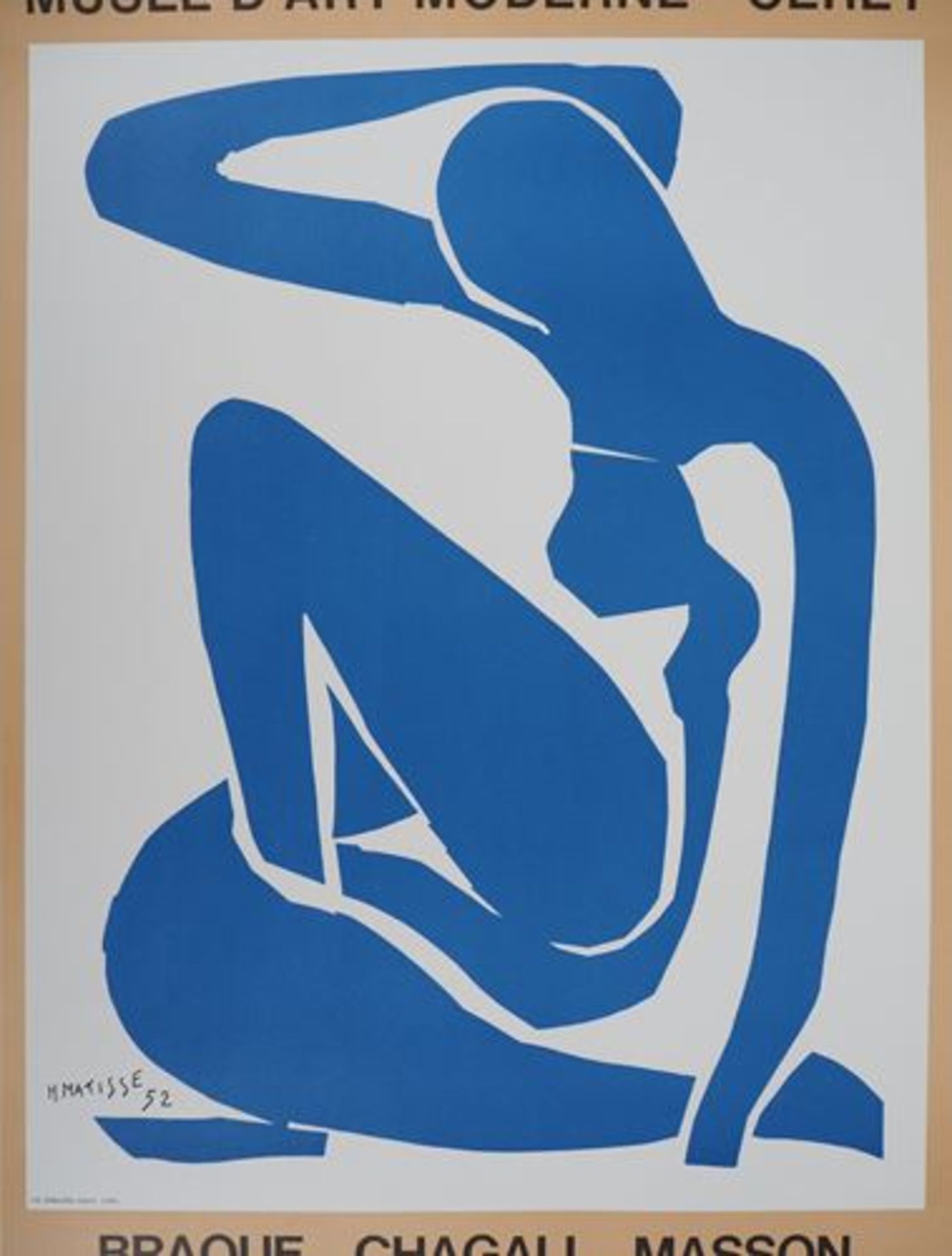 Henri Matisse (after) Blue graceful nude, 1980 Lithograph on poster paper Signed in [...] - Bild 2 aus 7