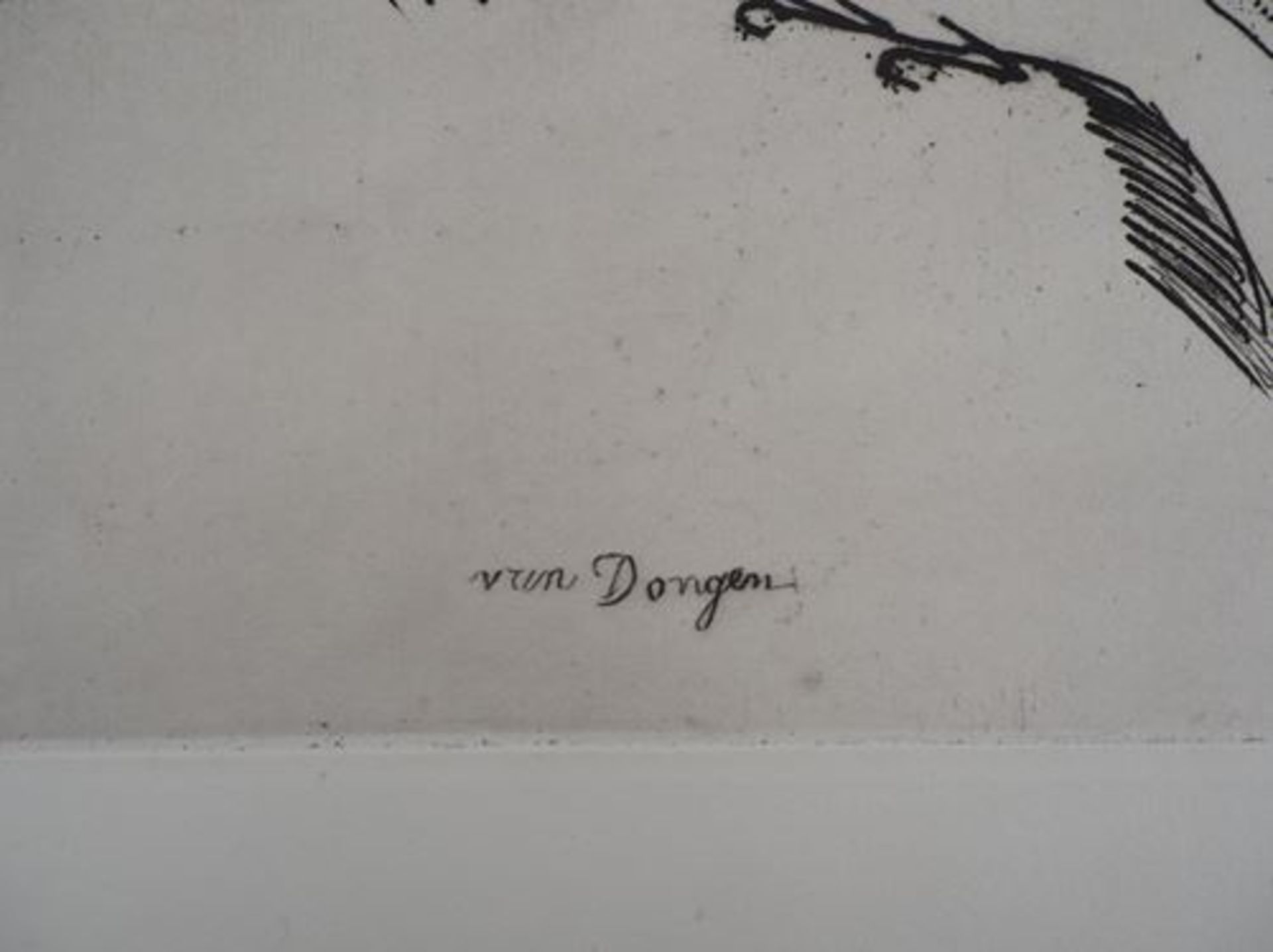Kees VAN DONGEN The seagulls, 1930 Original etching Signed in the plate On vellum [...] - Bild 6 aus 6