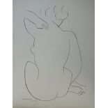 Henri MATISSE (d'après) Nus de dos Lithographie d'après un dessin de l'artiste ; [...]