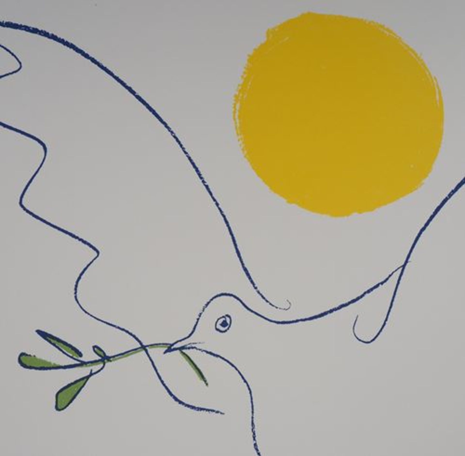 Pablo PICASSO (after) Dove of the future Colour lithograph Signed in the plate On [...] - Bild 6 aus 6