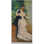 Pierre-Auguste RENOIR (after) Dance in the city Colour lithograph Signed in the plate [...]