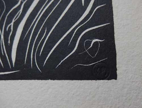 Henri Matisse Danseuse, 1943 Linogravure Originale sur papier artisanal Signée avec [...] - Image 4 of 7