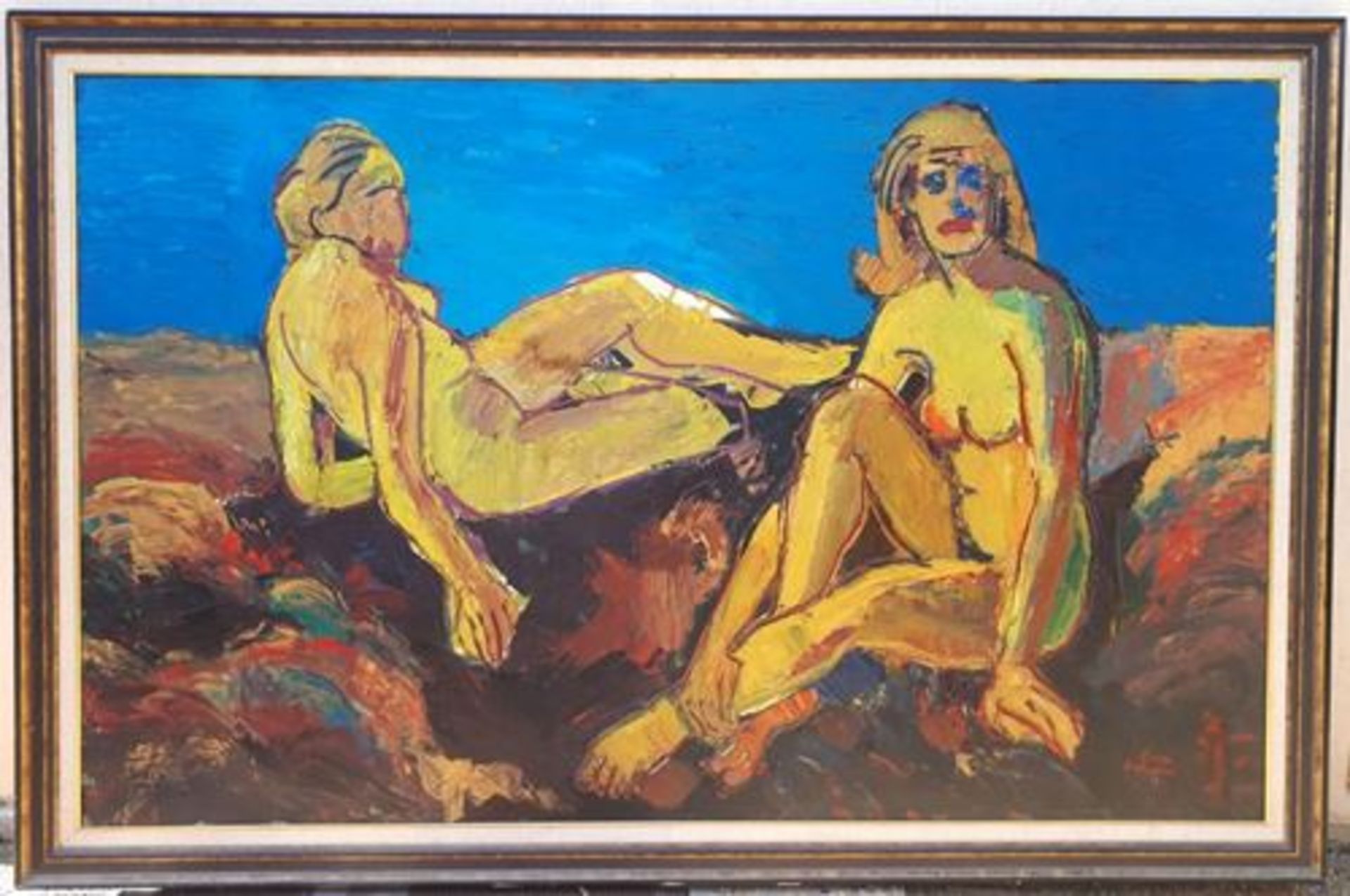 Sur papier Vélin 50 x 67 cm - - Pierre AMBROGIANI (1907-1985) Marseille, les [...]