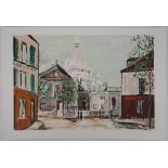 Maurice UTRILLO (1883 - 1955) (after) - Eglise Saint-Pierre, Place du Tertre à [...]