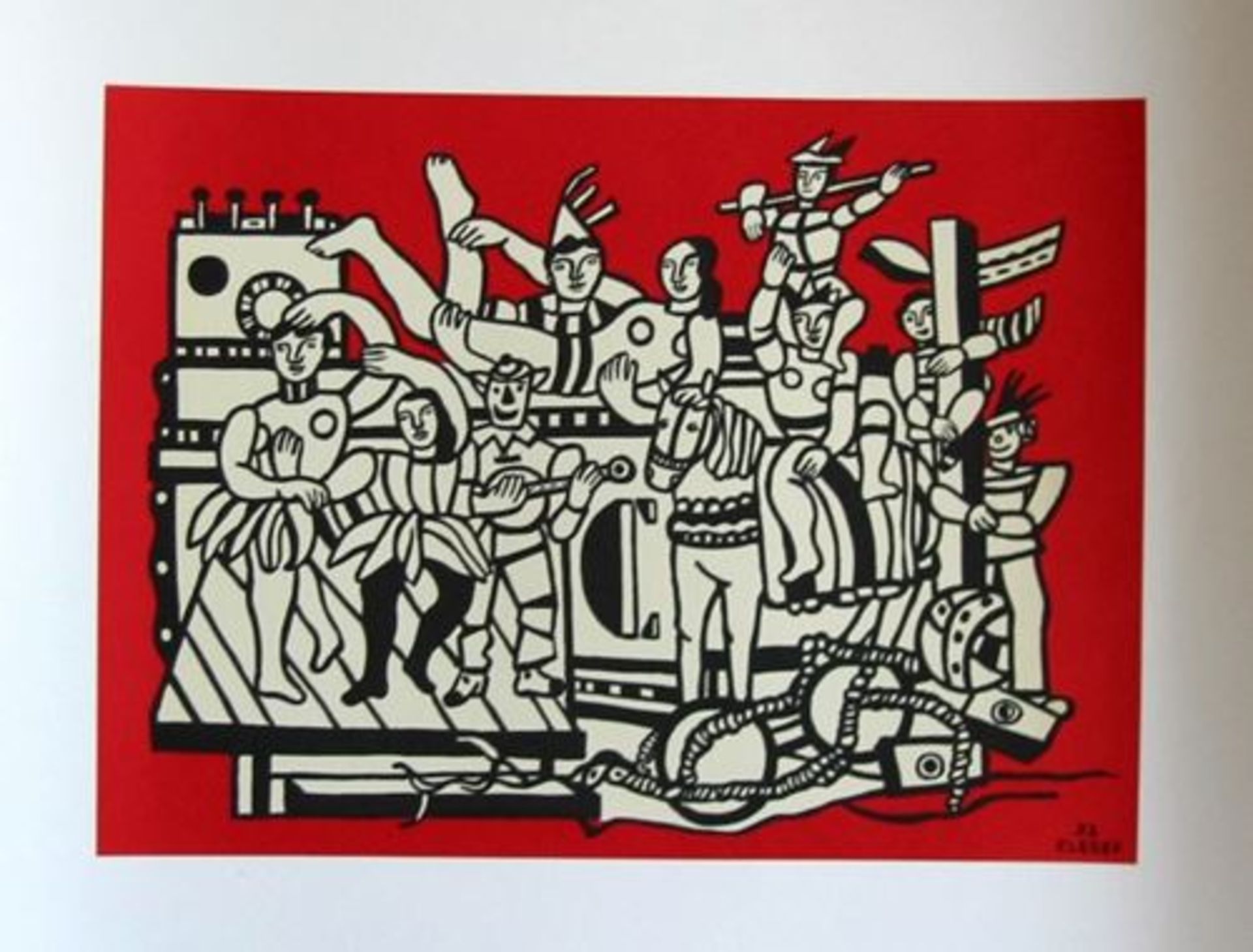 Fernand Leger - La Grande Parade Lithograph on paper Plate signed &amp; not [...]