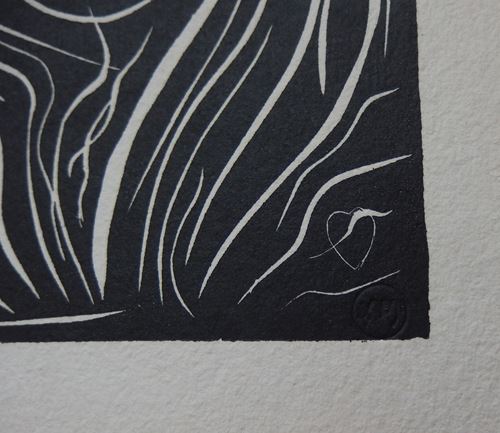 Henri Matisse Danseuse, 1943 Linogravure Originale sur papier artisanal Signée avec [...] - Image 5 of 7