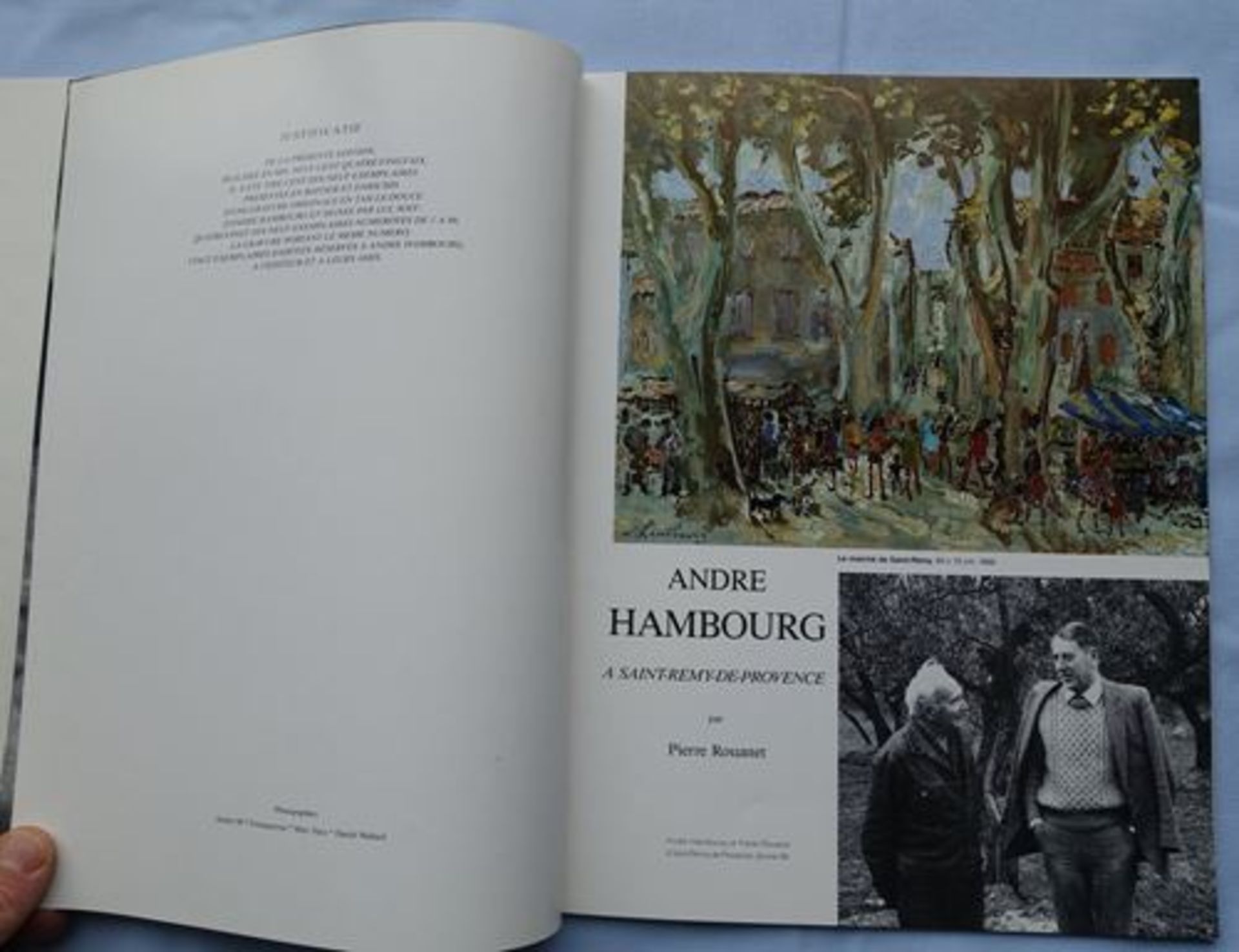 HAMBOURG André Provence Rare book and original drawing signed and dated André [...] - Bild 8 aus 11