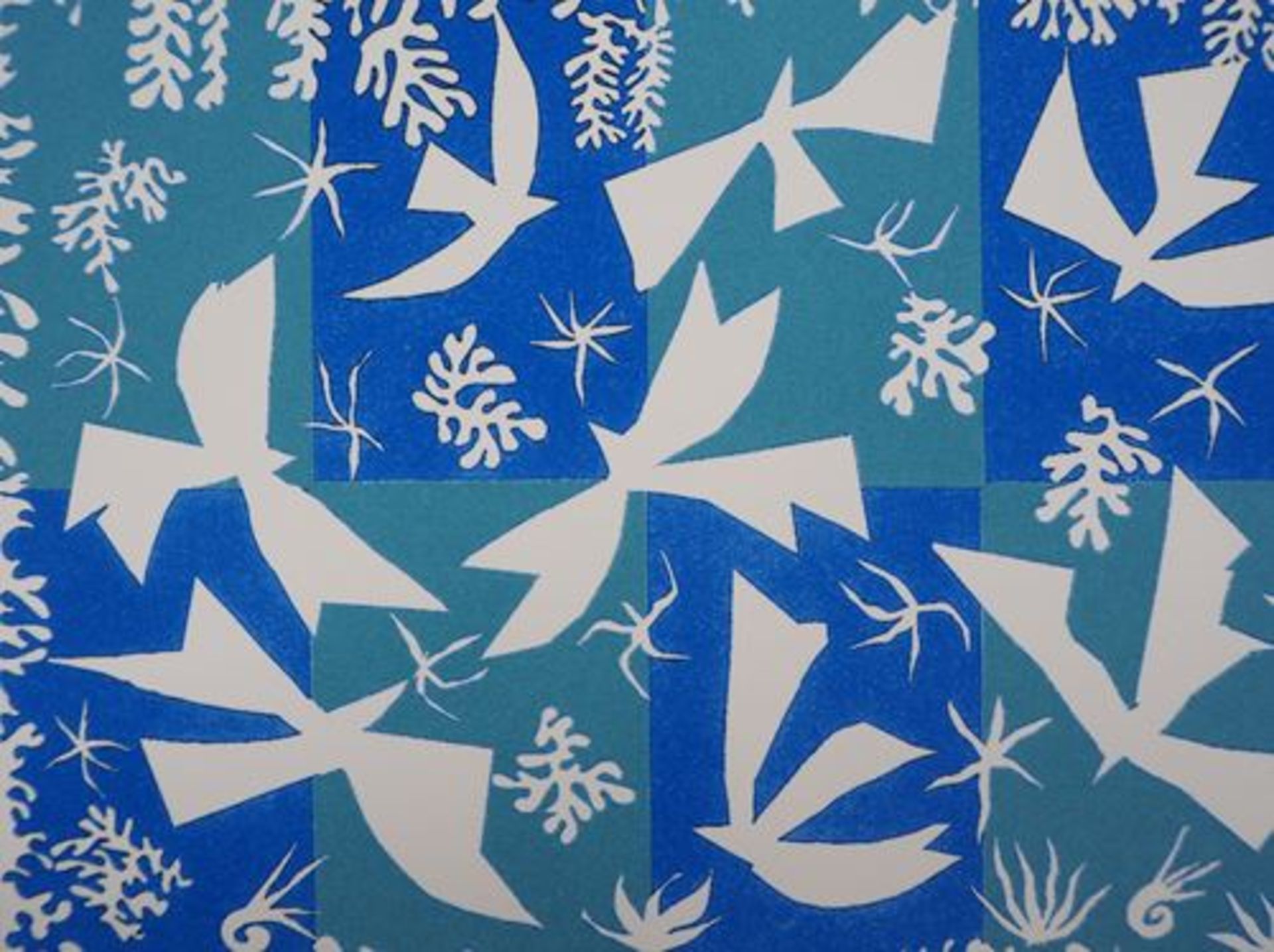 Henri Matisse (1869-1954)(after) Doves in the sky, 2000 Silkscreen on vellum [...] - Bild 3 aus 5