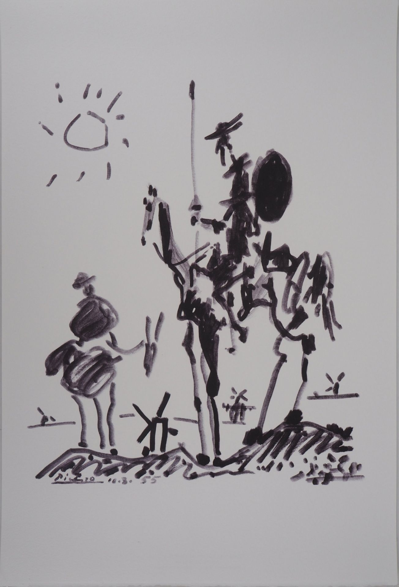 Lithograph in black, dated from 1973, numbered /1200 copies. - - Pablo PICASSO [...] - Bild 6 aus 6