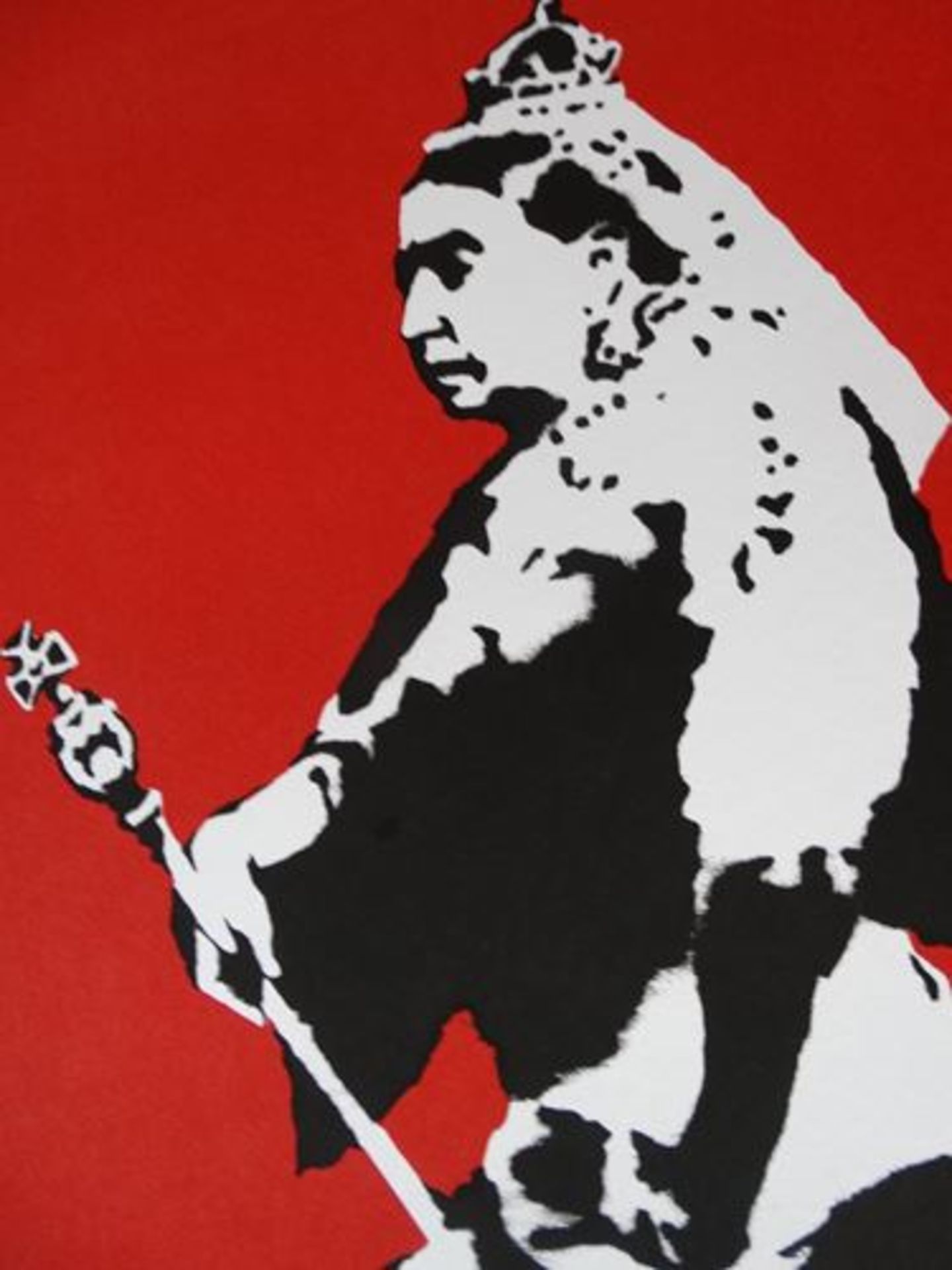 BANKSY (1974) (after) Queen Victoria 2003 Silkscreen in colour signed in the [...] - Bild 11 aus 12