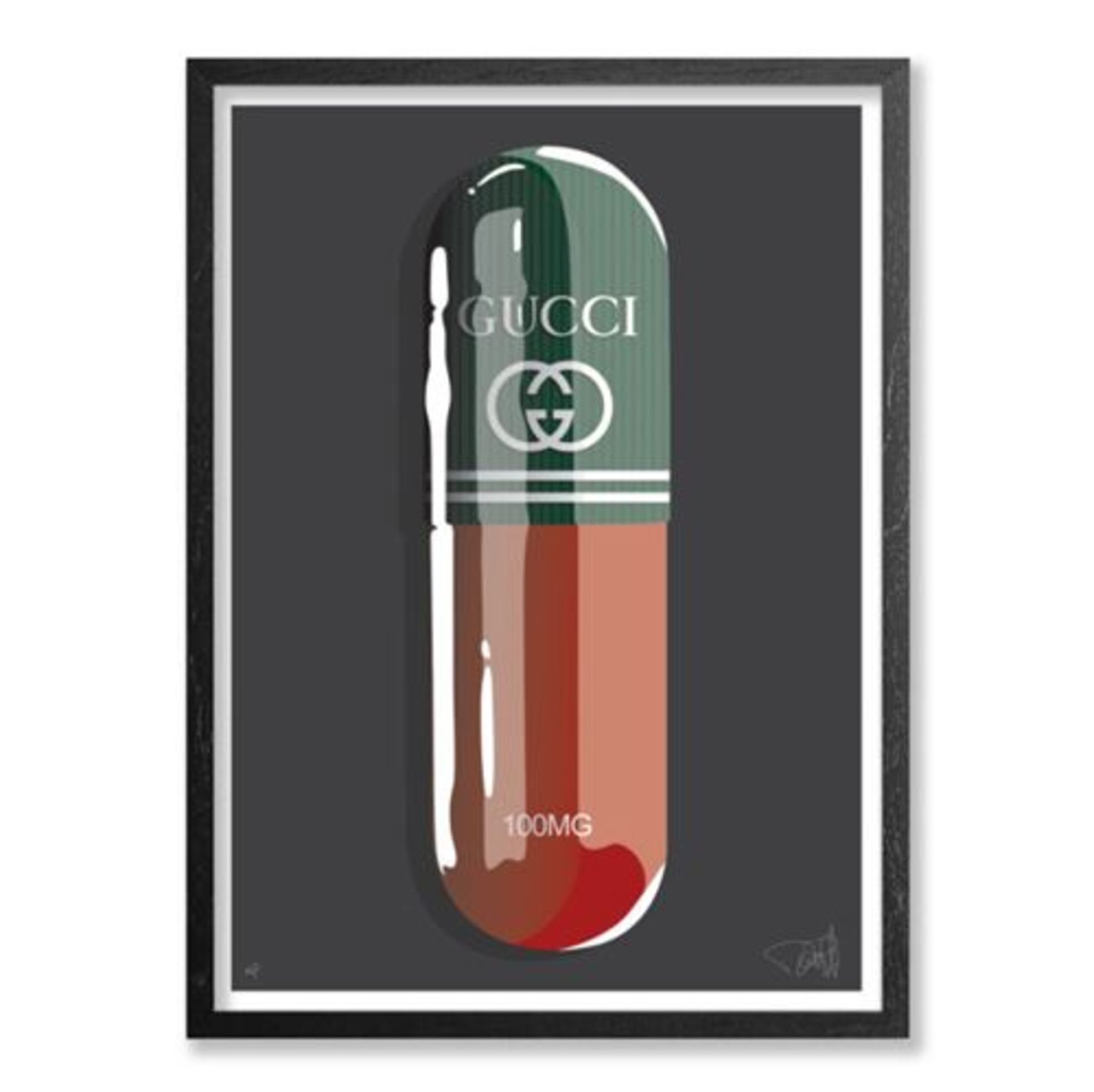 DENIAL Gucci Pill 2019 Lithograph Signed and numbered by the artist Limited [...]