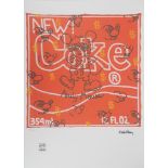 Keith HARING Andy Mouse, coke and dollar Screenprint on vellum Signed in the [...]