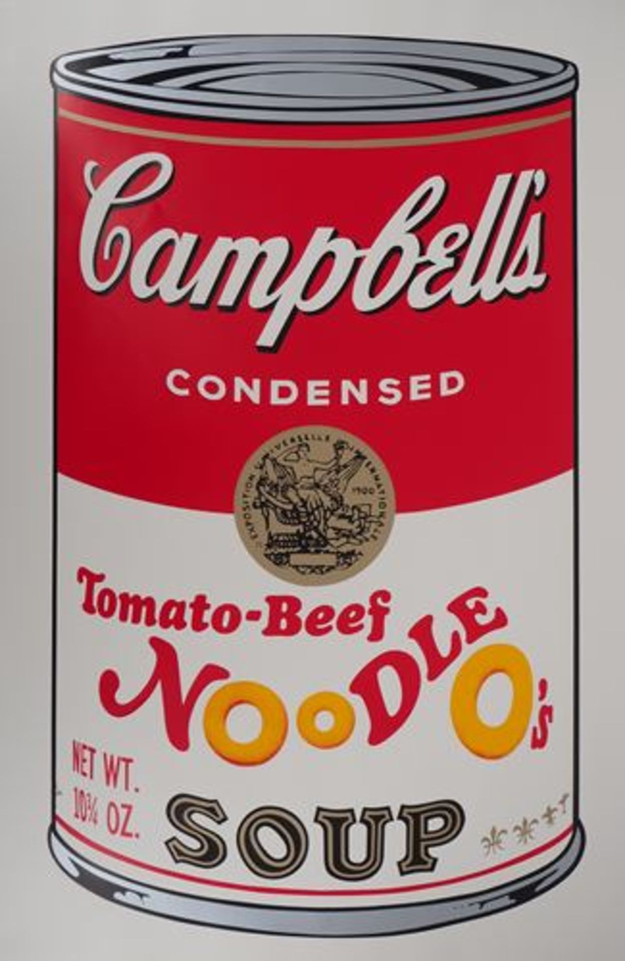 Andy WARHOL (after) Campbell's soup - Tomato Beef Noodle Soup Silkscreen [...]