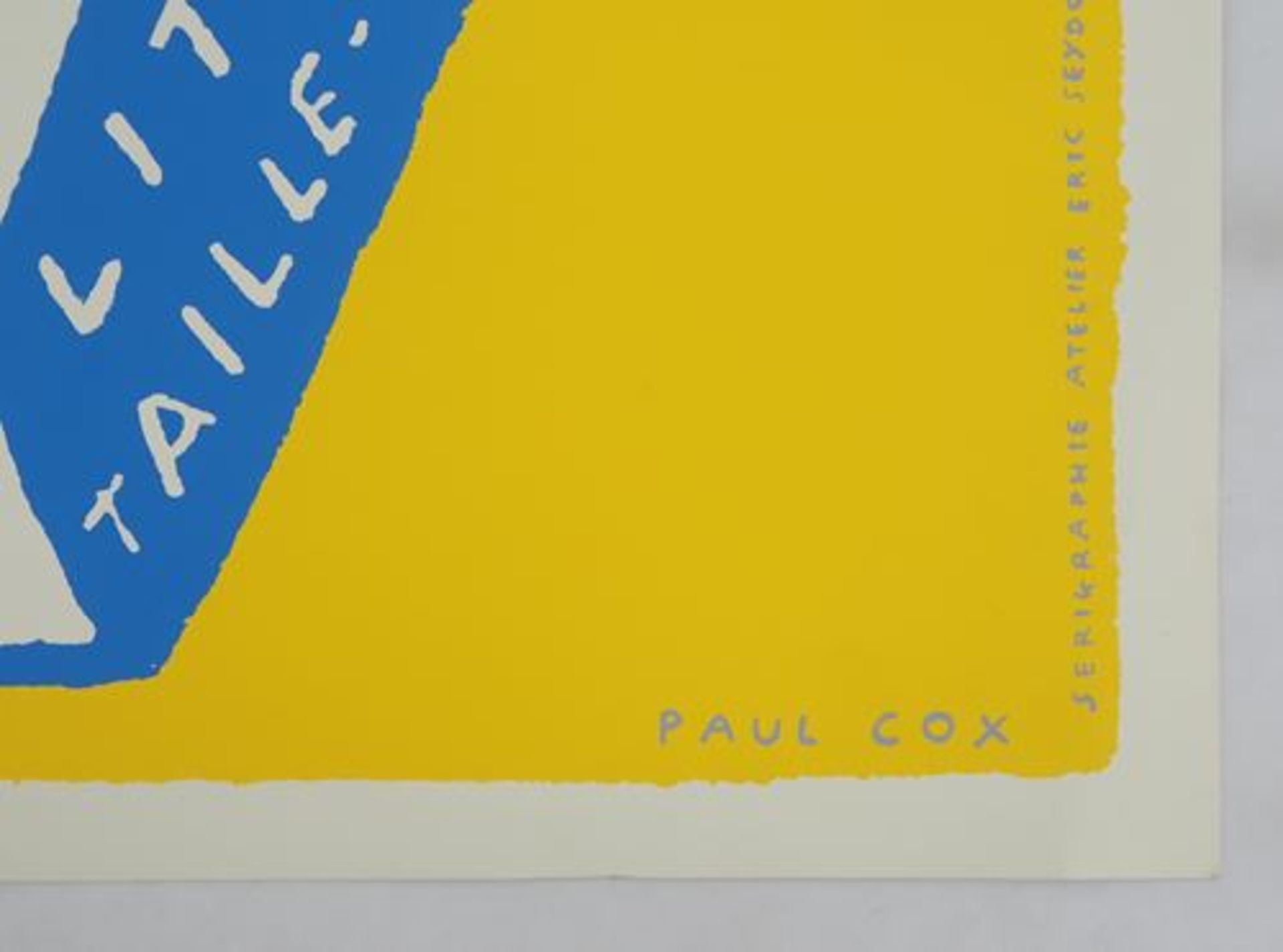 Paul COX Le mois de l'estampe, 1998 Sérigraphie originale Signée dans la [...] - Bild 6 aus 7